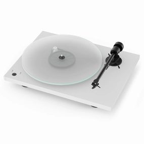 Pro-Ject: T1 Phono SB Turntable - Satin White (Open Box Special) hi-fi DAC amp combo,hi-fi speaker impedance matcher,hi-fi RCA switch