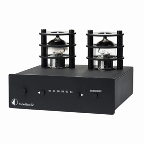 Pro-Ject: Tube Box S2 Phono Pre-Amp - Black hi-fi digital music server,hi-fi speaker wall mount,hi-fi amp upgrade