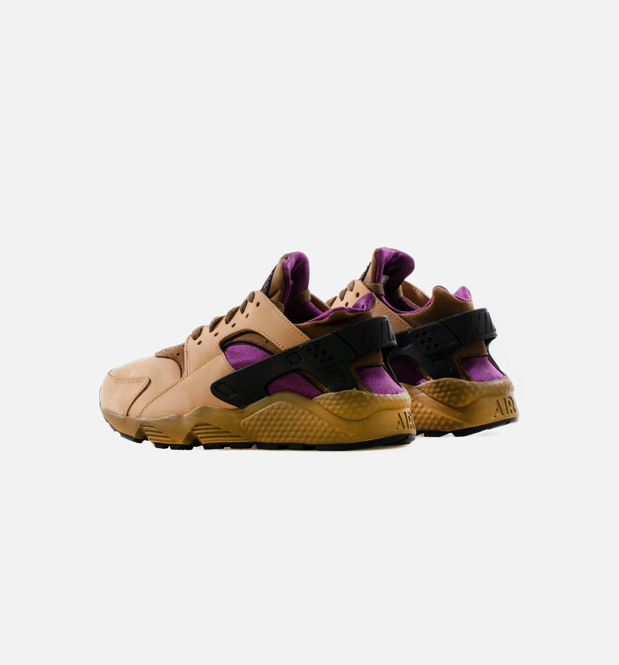 Air Huarache Le Praline Mens Lifestyle Shoe - Praline/Umber/Vine/Black Hydrophilic Material Comfort Padding Around Top Edge