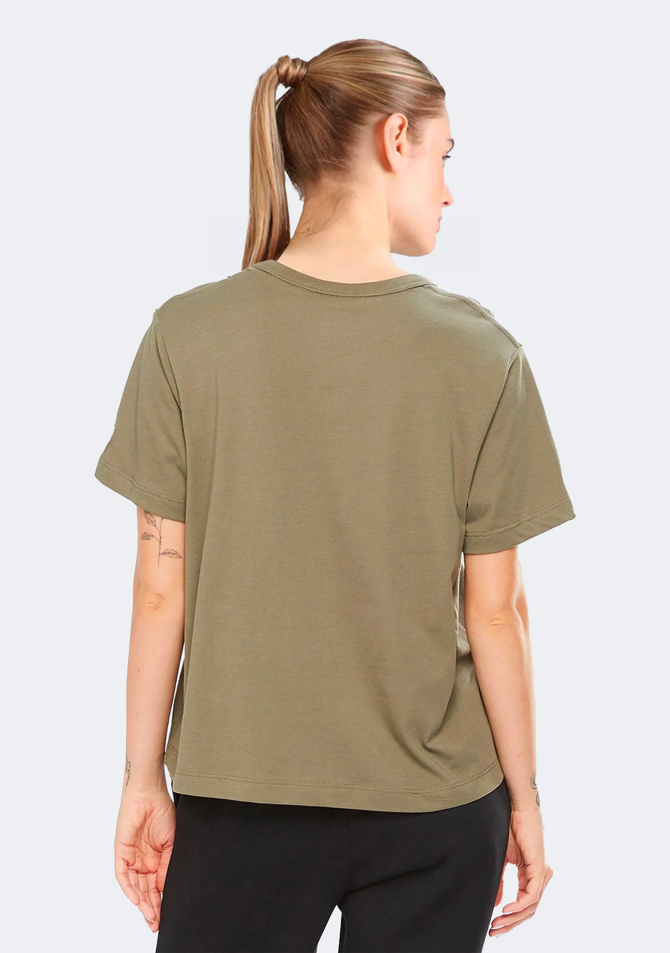 Champion WomenS Sport Crop Tee Soft Abdomen