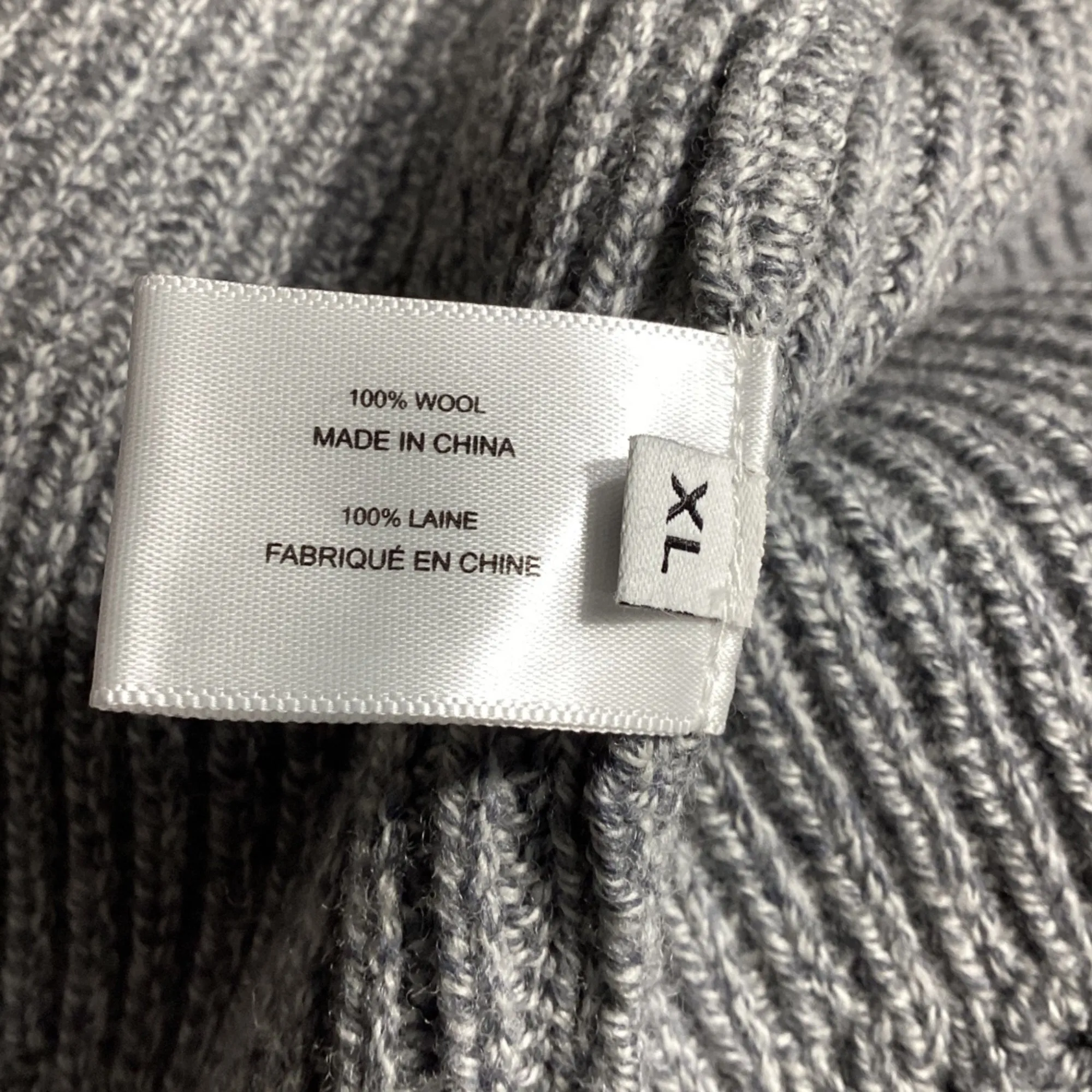 Pull Proenza Schouler White Label à motifs découpés en laine grise