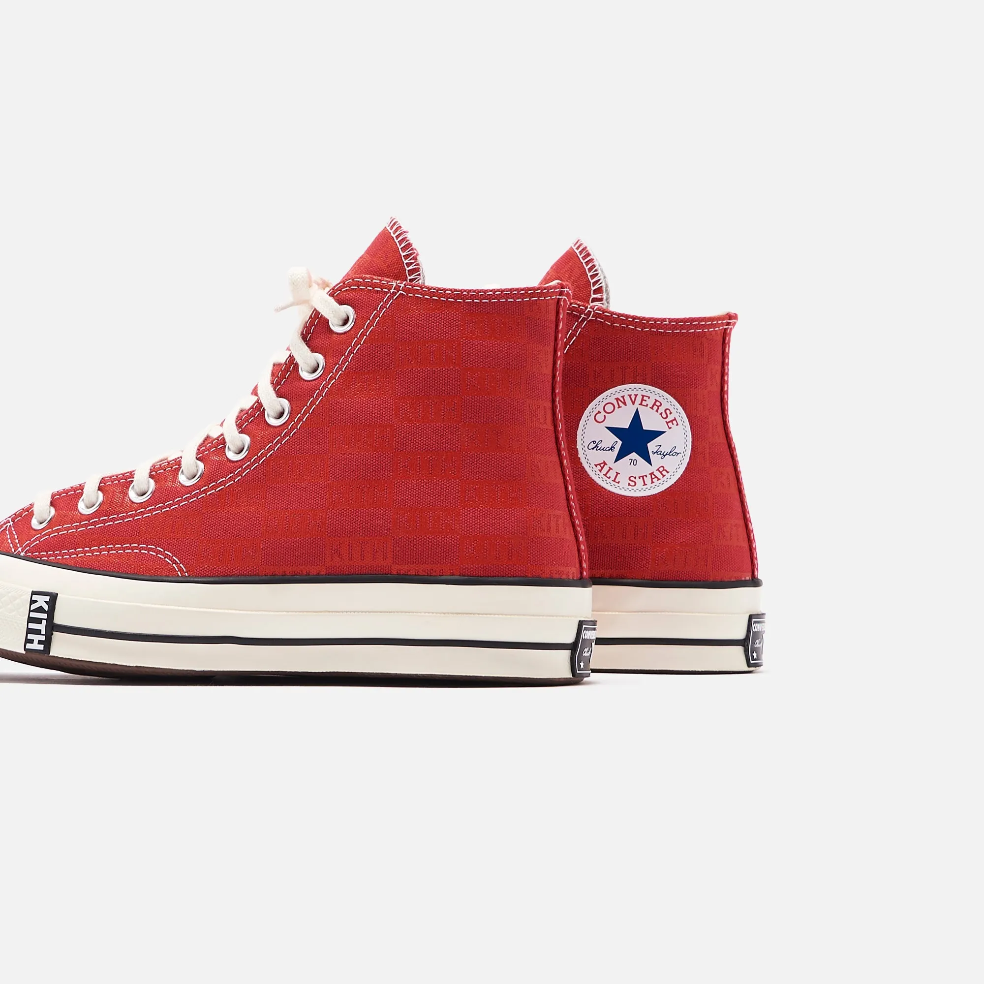 Mechanical Upgraded Quality Kith X Converse Chuck Taylor All Star 1970 Classics - Salsa / Egret / Natural