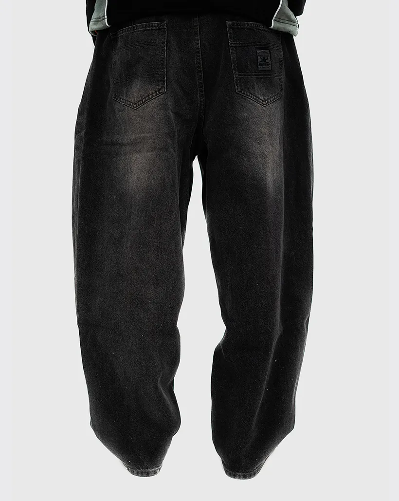 Heavy Support More Distinctive Butter Goods Wide Cut Denim Jeans - Washed Black