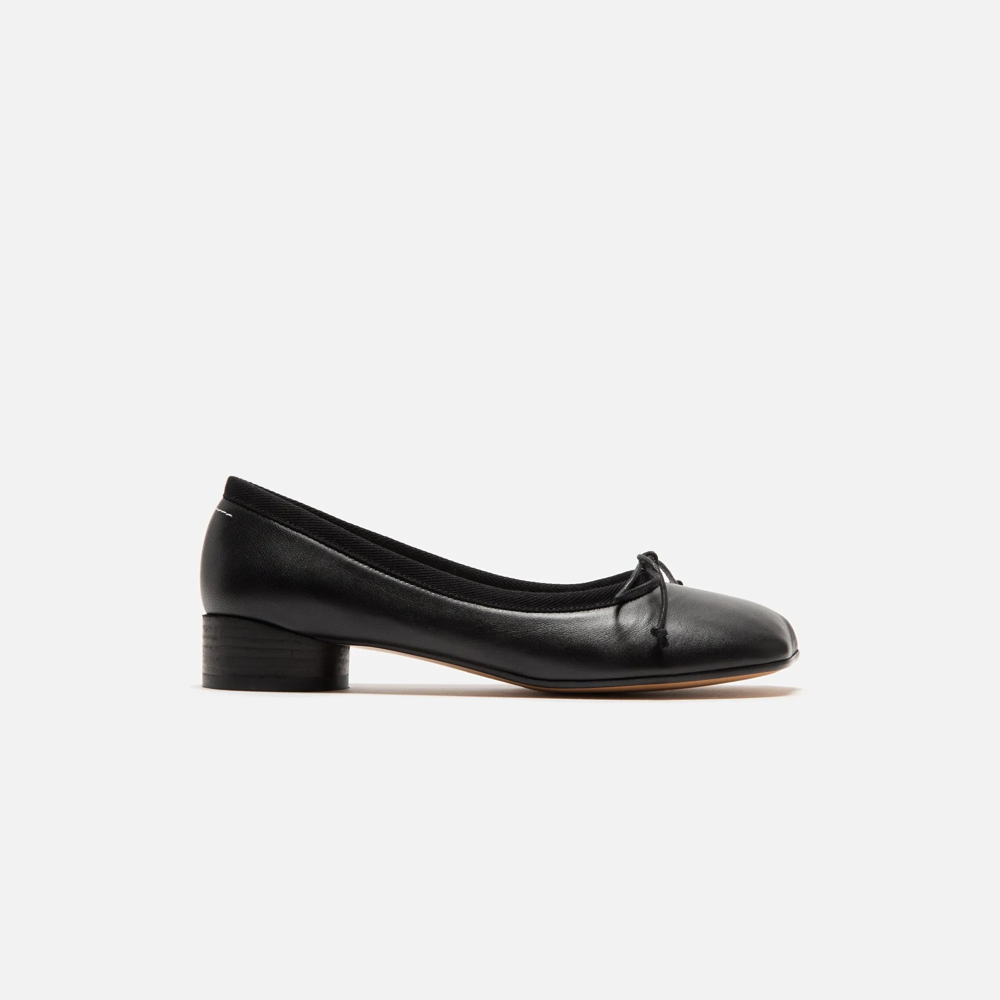 Welt Mm6 Maison Margiela Ballet Shoe - Black