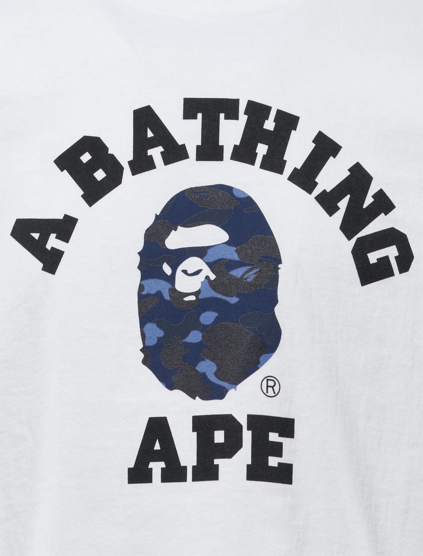 Color Camo College Tee Heavyweight Design