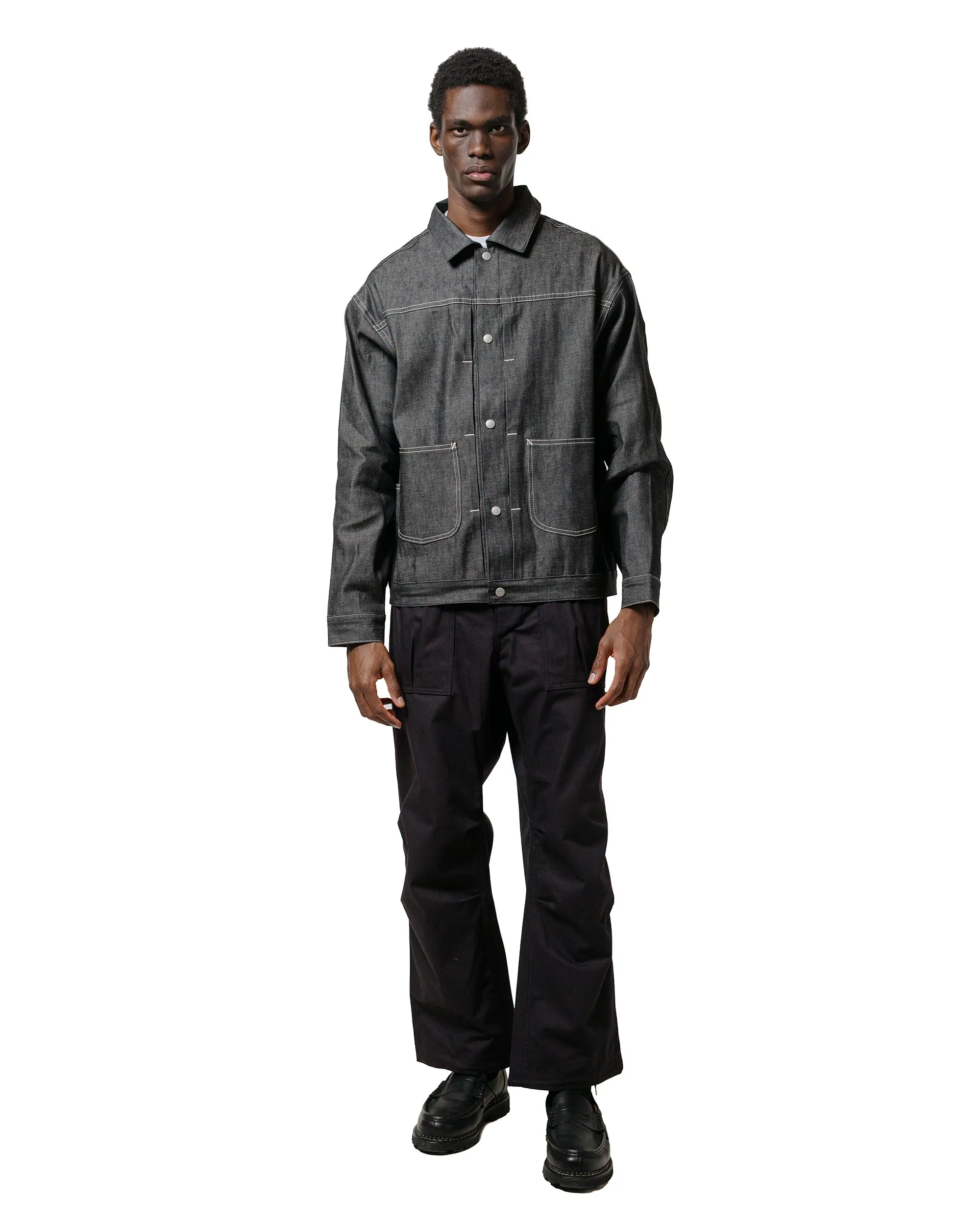 Comfortable Eye Muscles Knitted Trim Style Sassafras Overgrown Fatigue Pants Military Poplin Black