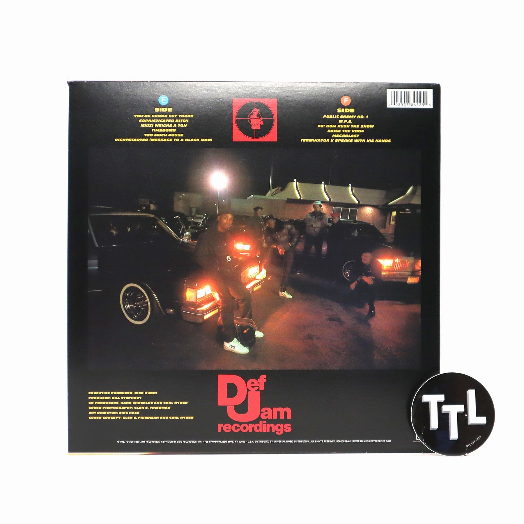 Public Enemy: Yo! Bum Rush The Show Vinyl LP