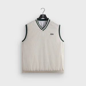 Kith For Wilson Dobby Reversible Vest - Sandrift Puffer Jacket Shorts Product Tag