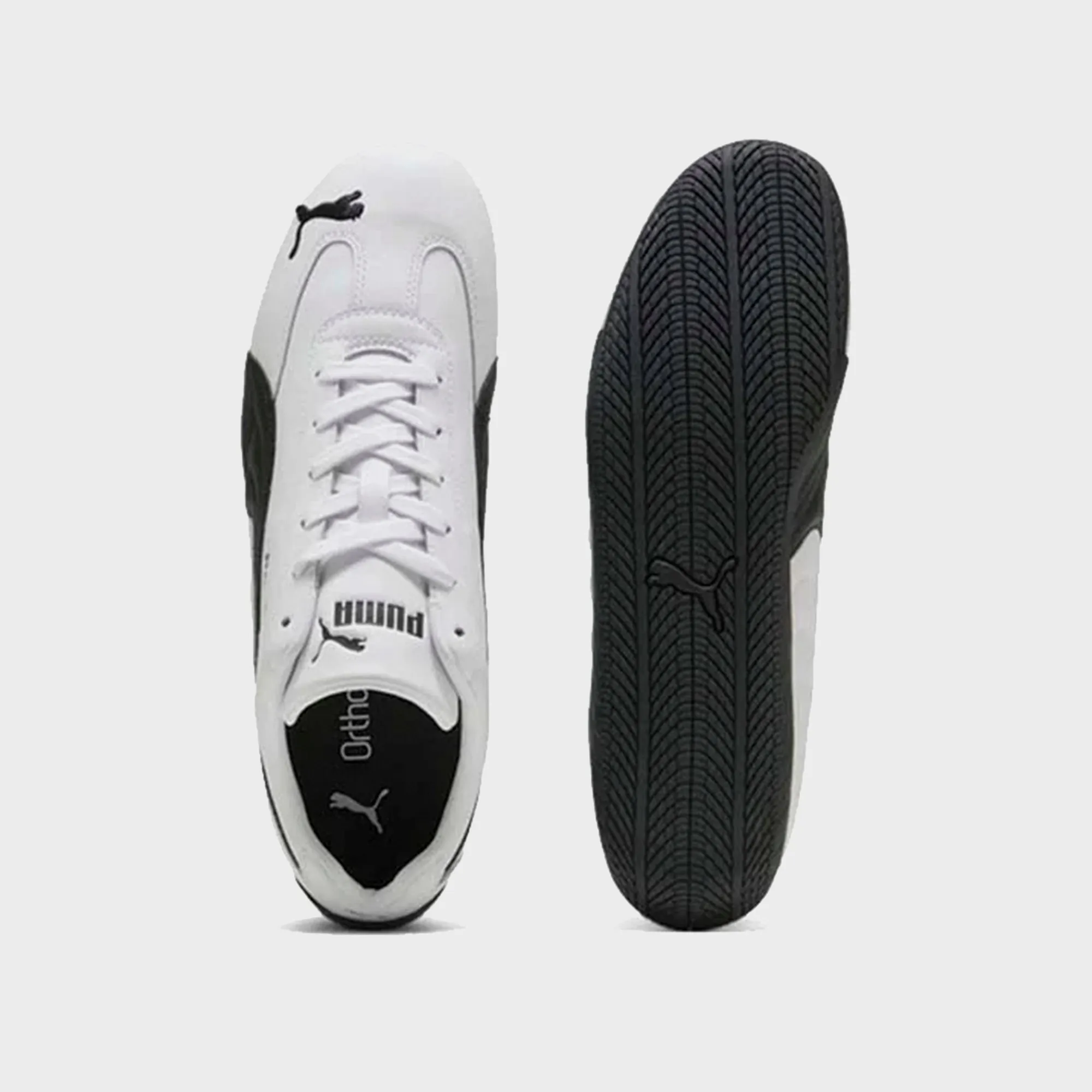 Puma Speedcat Leather - Puma White / Puma Black Smooth Linings