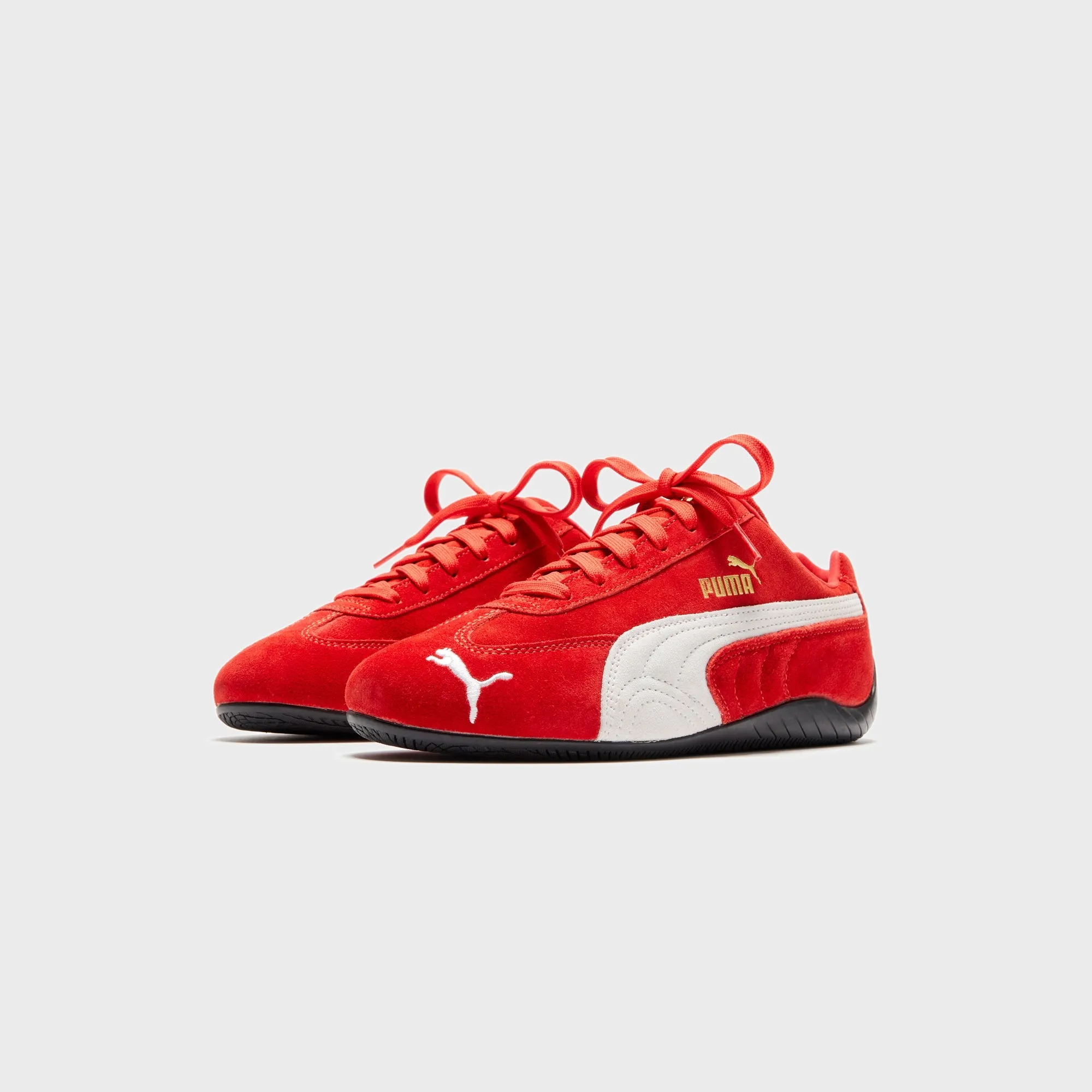 Puma Speedcat Og - Red / Puma White Stretch Stud Function Comfortable Faux Fur
