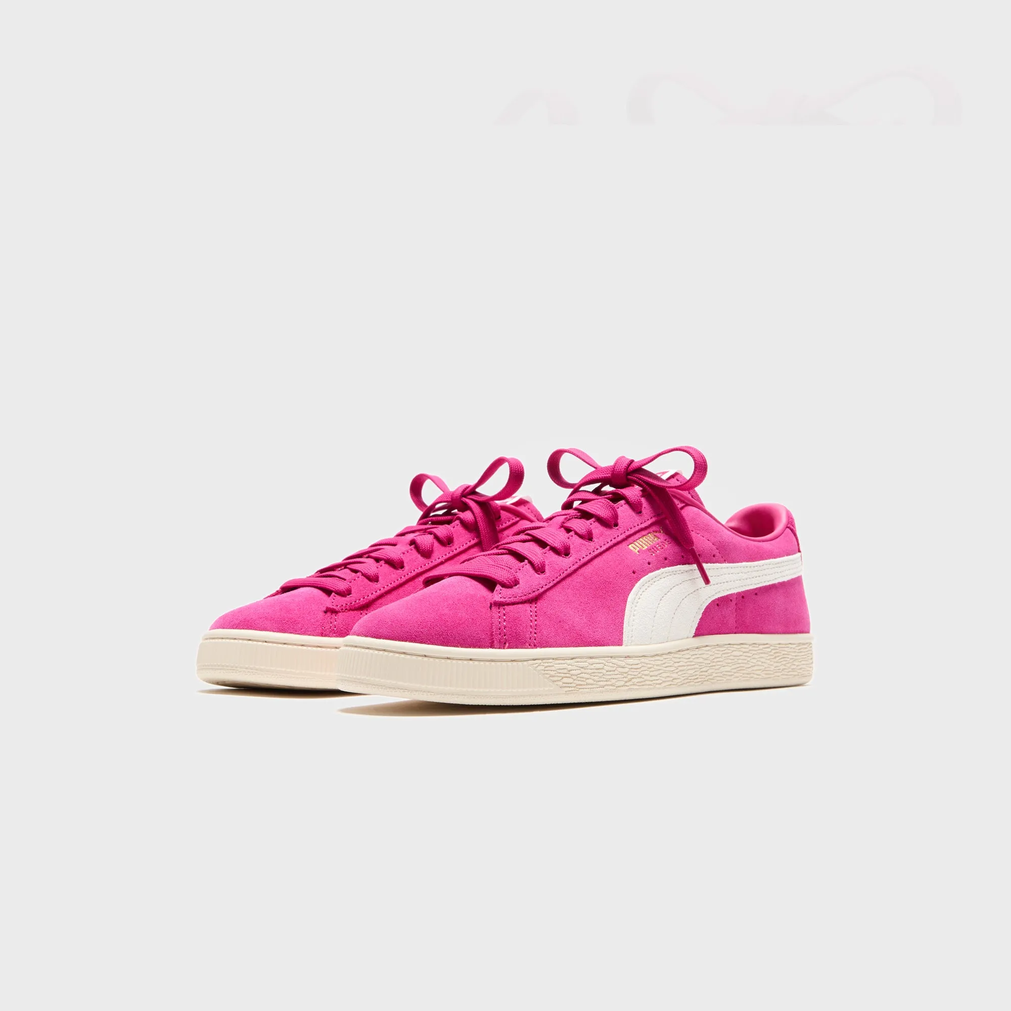 Puma Suede Charles F. Stead Ii - Pink Alert / White Hit Your Next Level Own the Streets