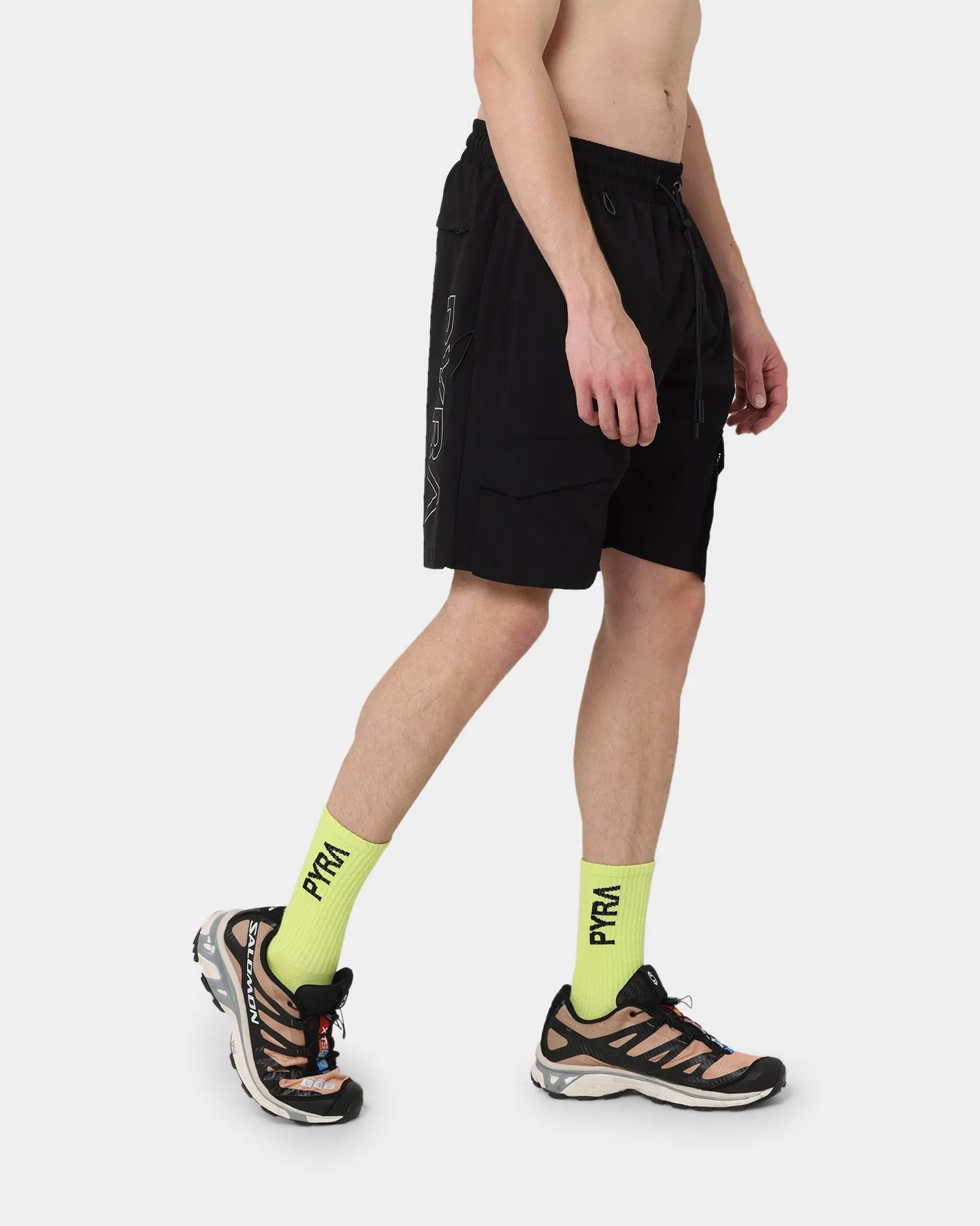 PYRA Shorts Cargo Flex Noir