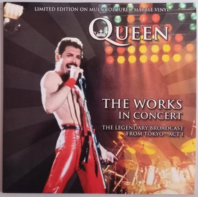 Queen  The Works In Concert  (Arrives in 4 days ) hi-fi stereo for audiophiles,hi-fi tube socket,hi-fi damping feet