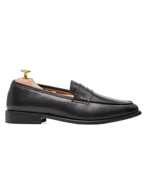 Penny Loafer - Black Grey (Hand Painted Patina) Engineered for Speed