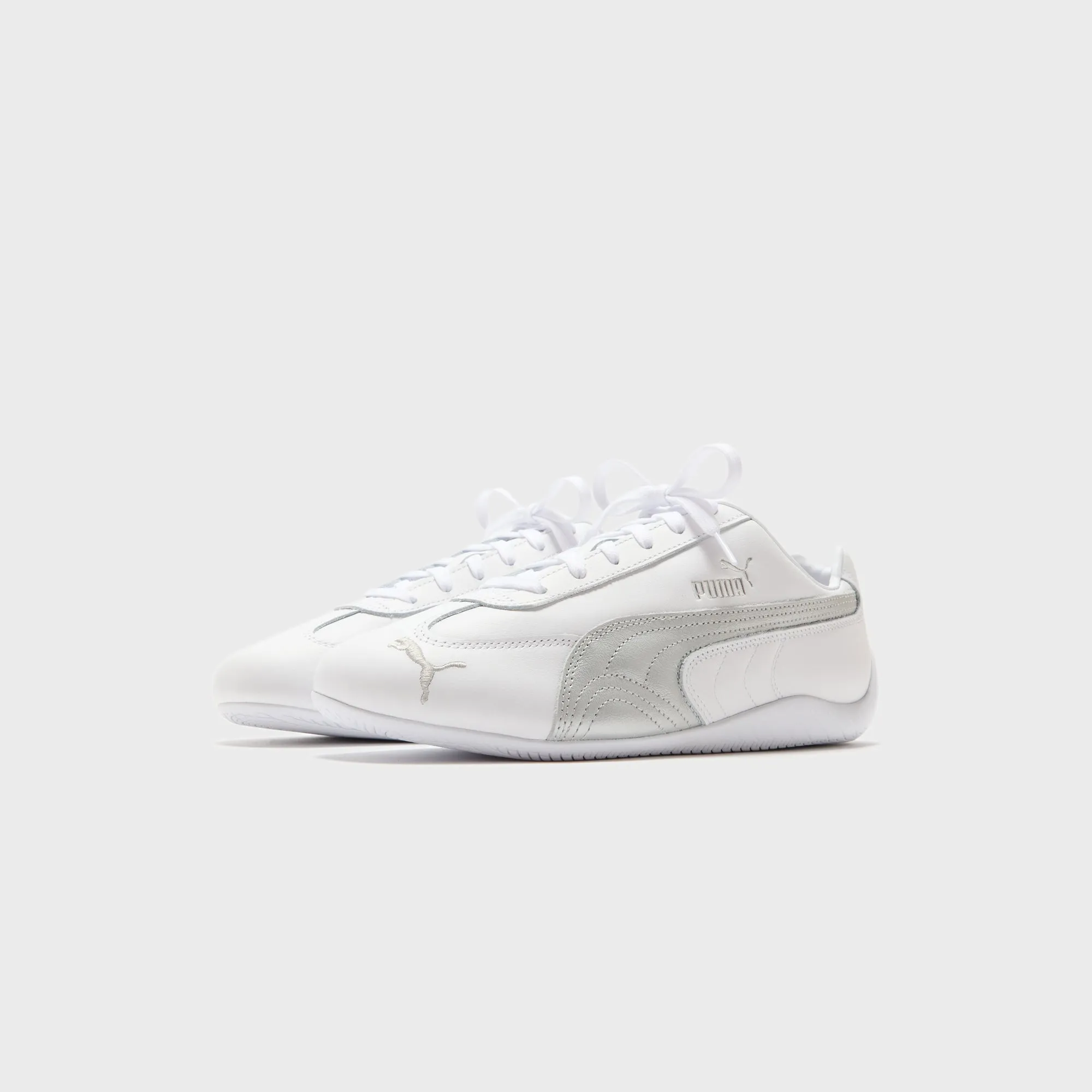 Puma Wmns Speedcat Leather - Puma White / Puma Silver Padded Heel Cup