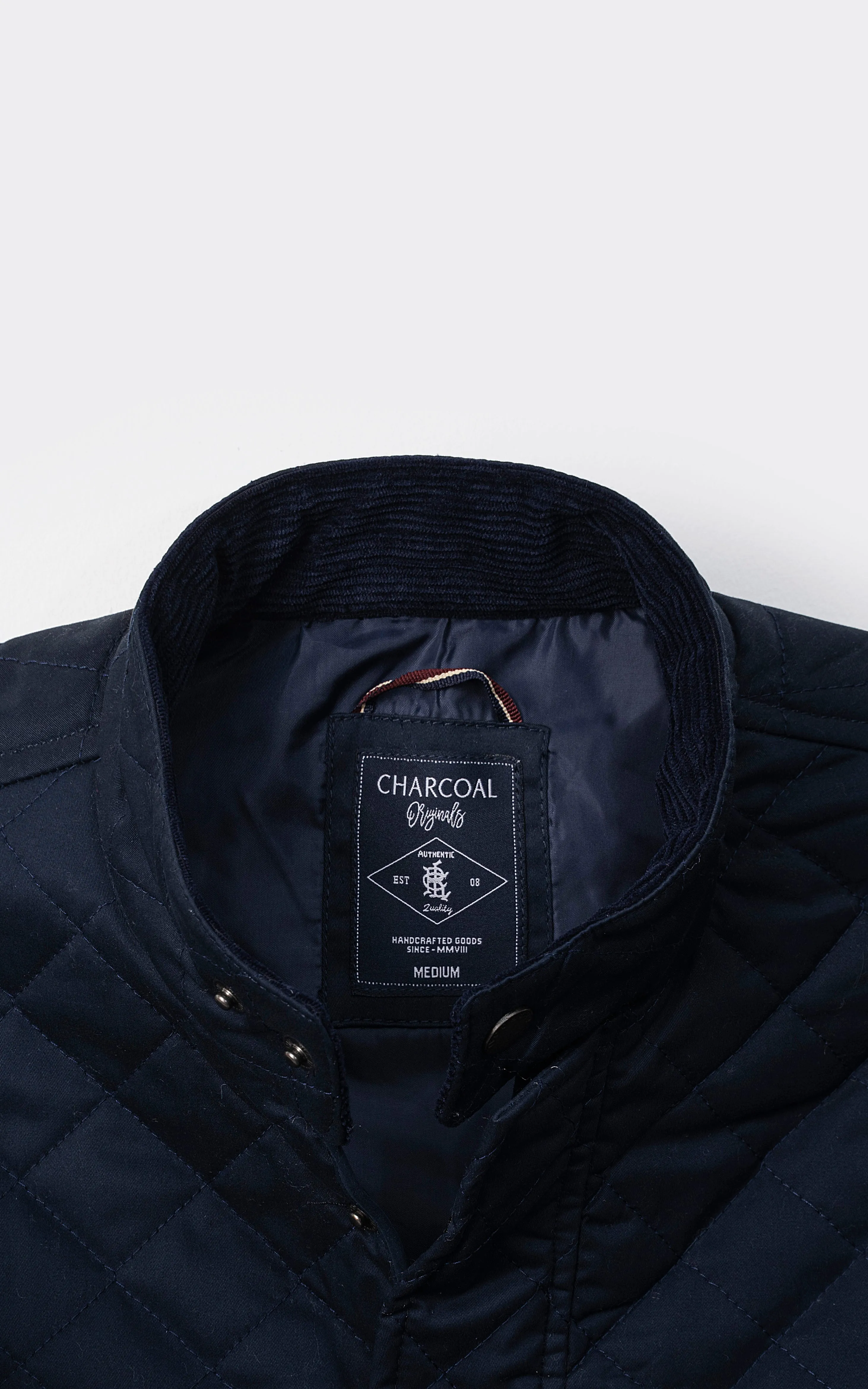 Softness Specification Lightweight Shell Quilted Sleeveless Jacket Navy