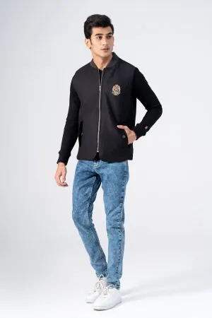 Quilted Wadded Jacket Black Comfort Arch Design