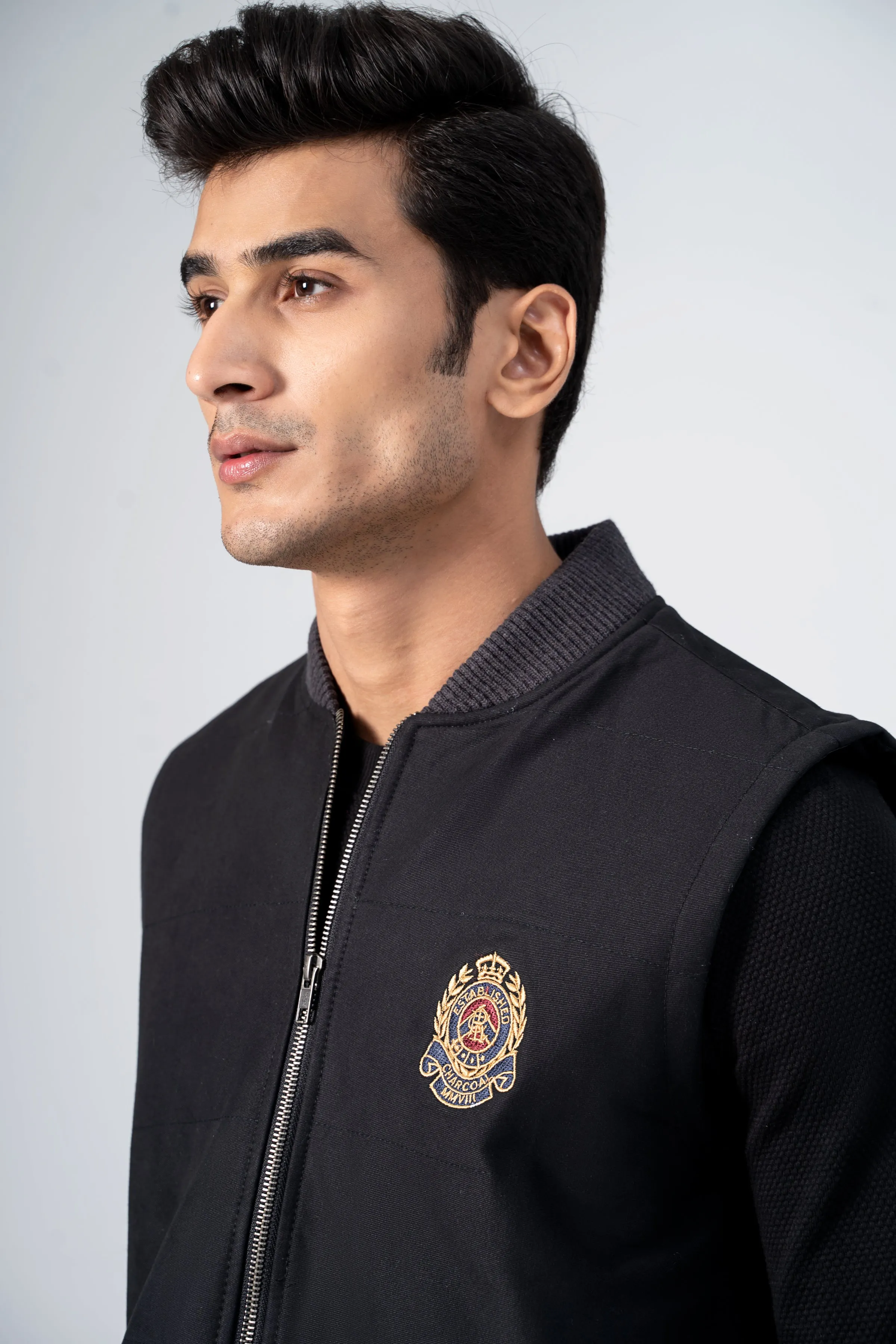 Durable Body Trail - Ready Quilted Wadded Jacket Black