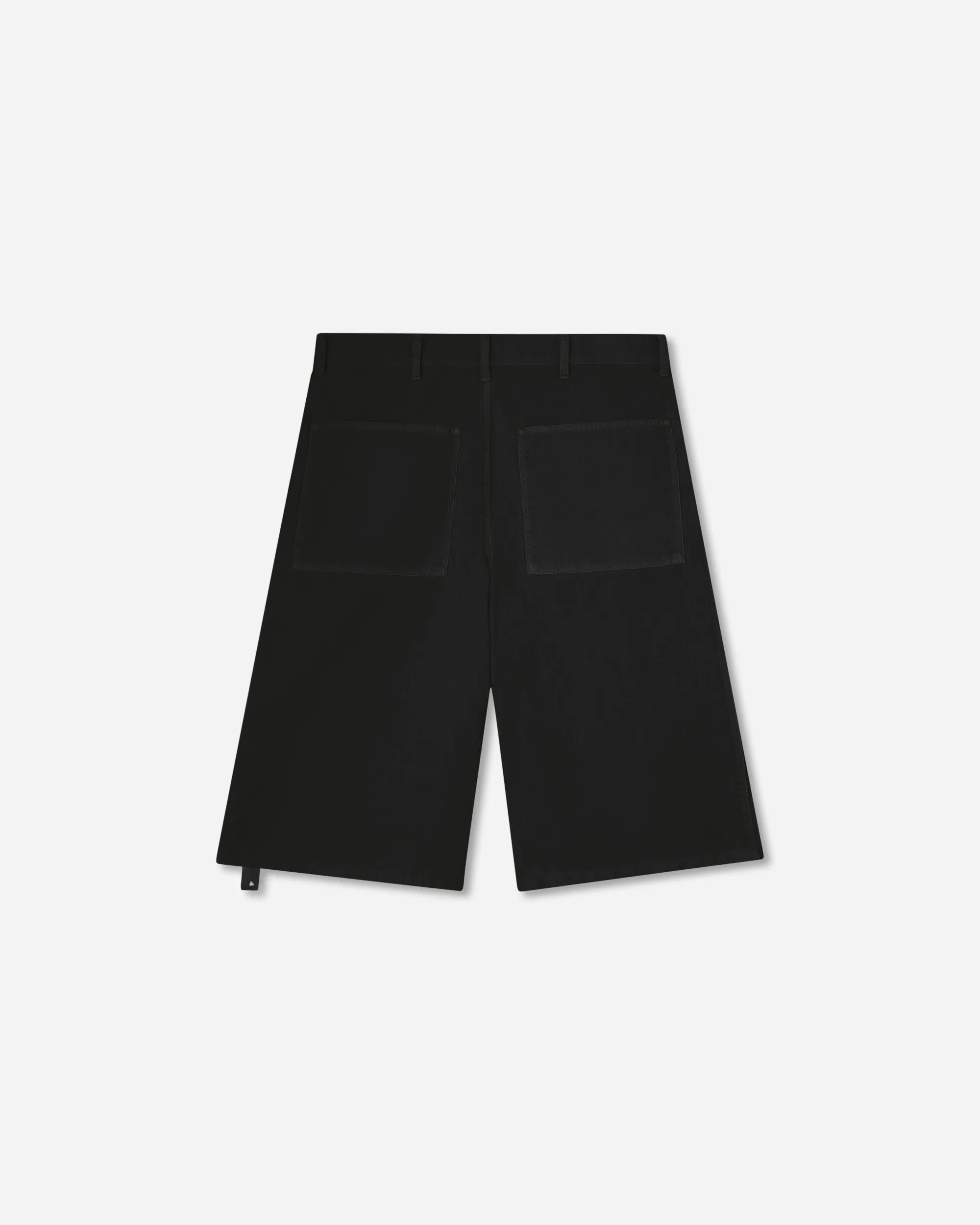 Men'S Chino Shorts Black Hoodie Mask Set Elasticized Hip Pocket