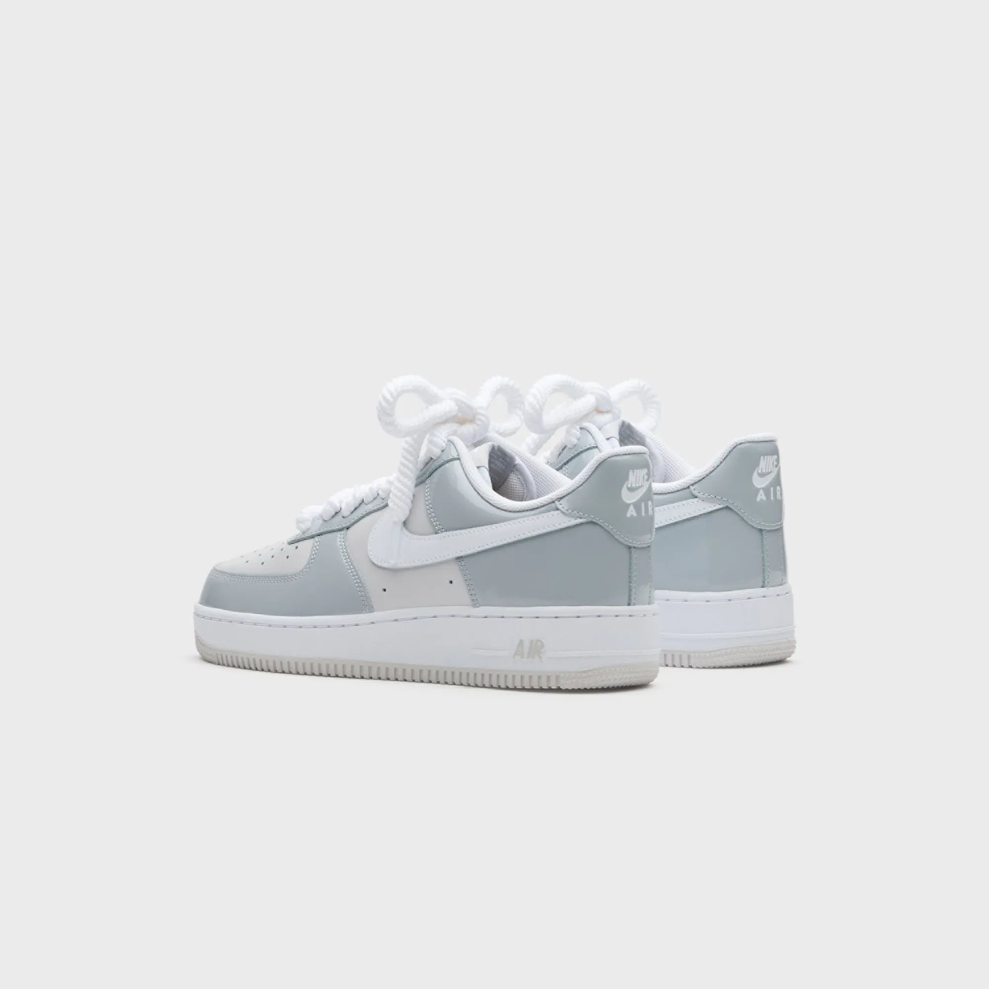 Nike Air Force 1 07 Lv8 - Edge Wolf Grey / White / Vast Grey Synthetic Innovation Comfort Customization Features
