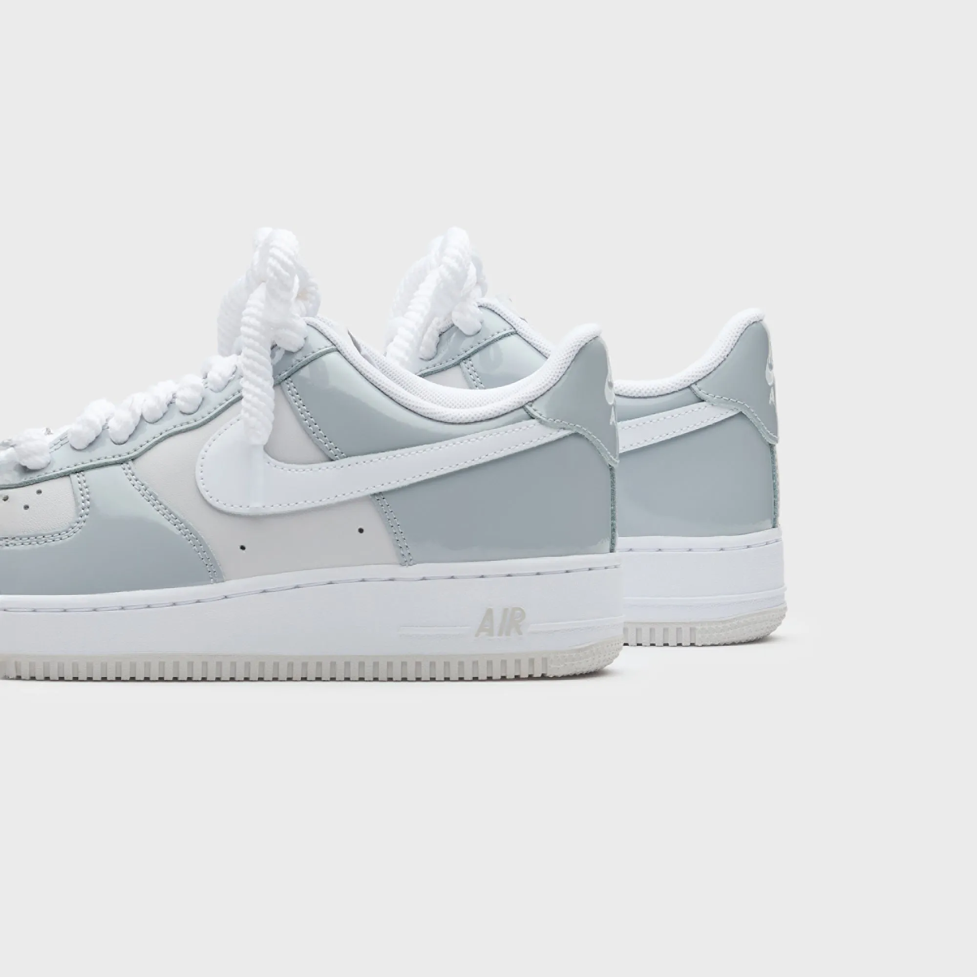 Nike Air Force 1 07 Lv8 - Edge Wolf Grey / White / Vast Grey Regulation Slip-Resistant Outsole