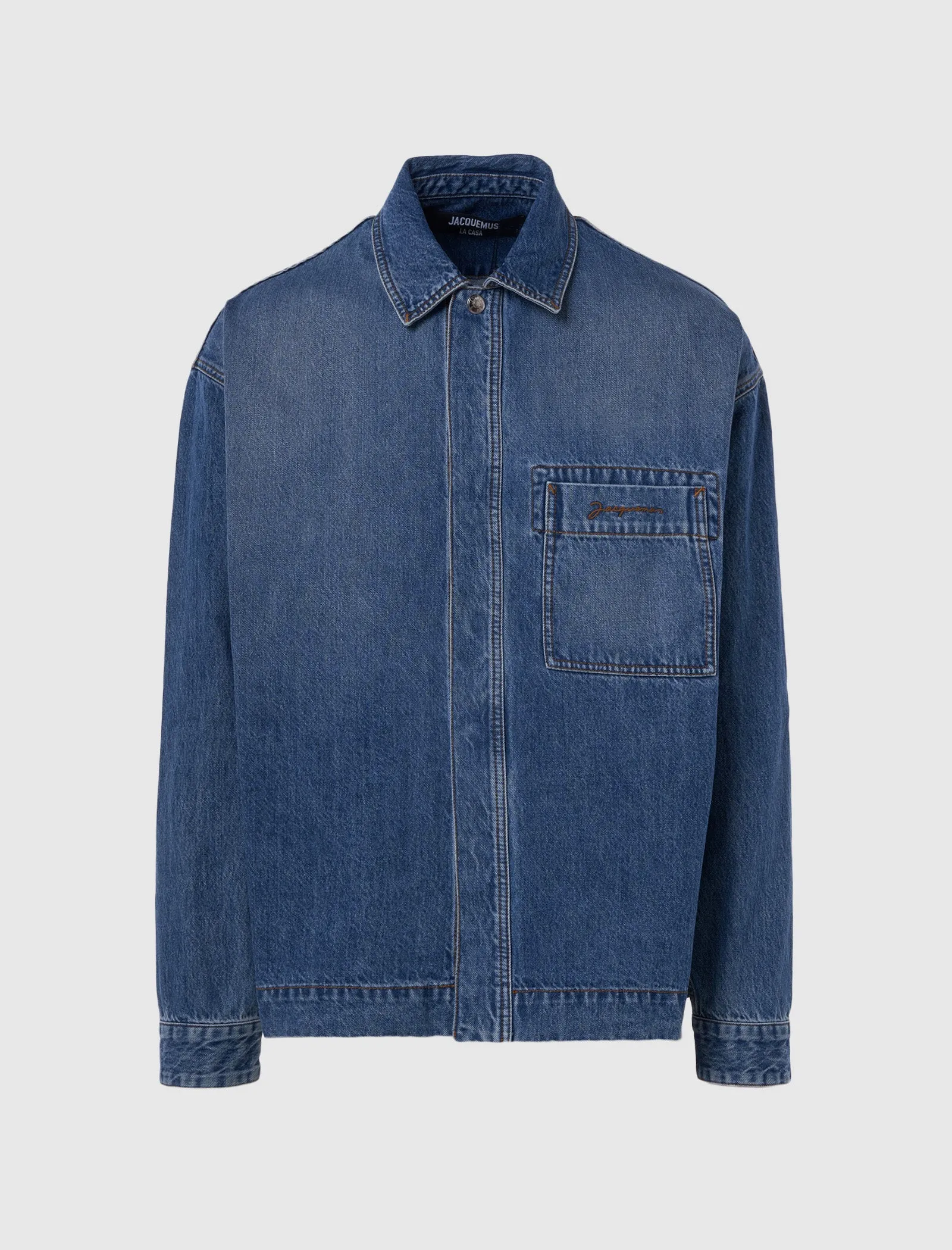 Le Chemise De Nimes Embroidered Details