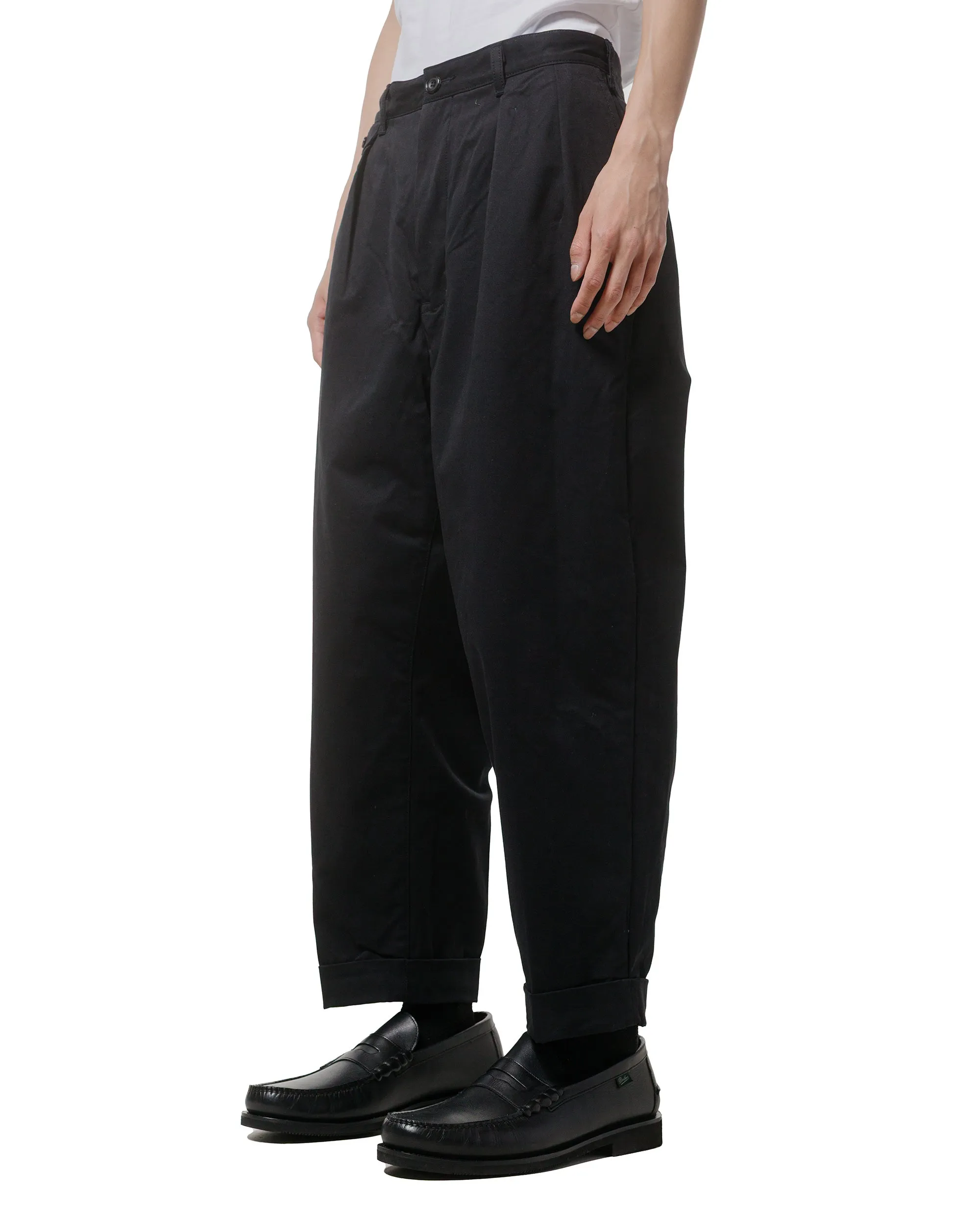 Moisture Wicking Modal Beams Plus 2Pleats Twill Black