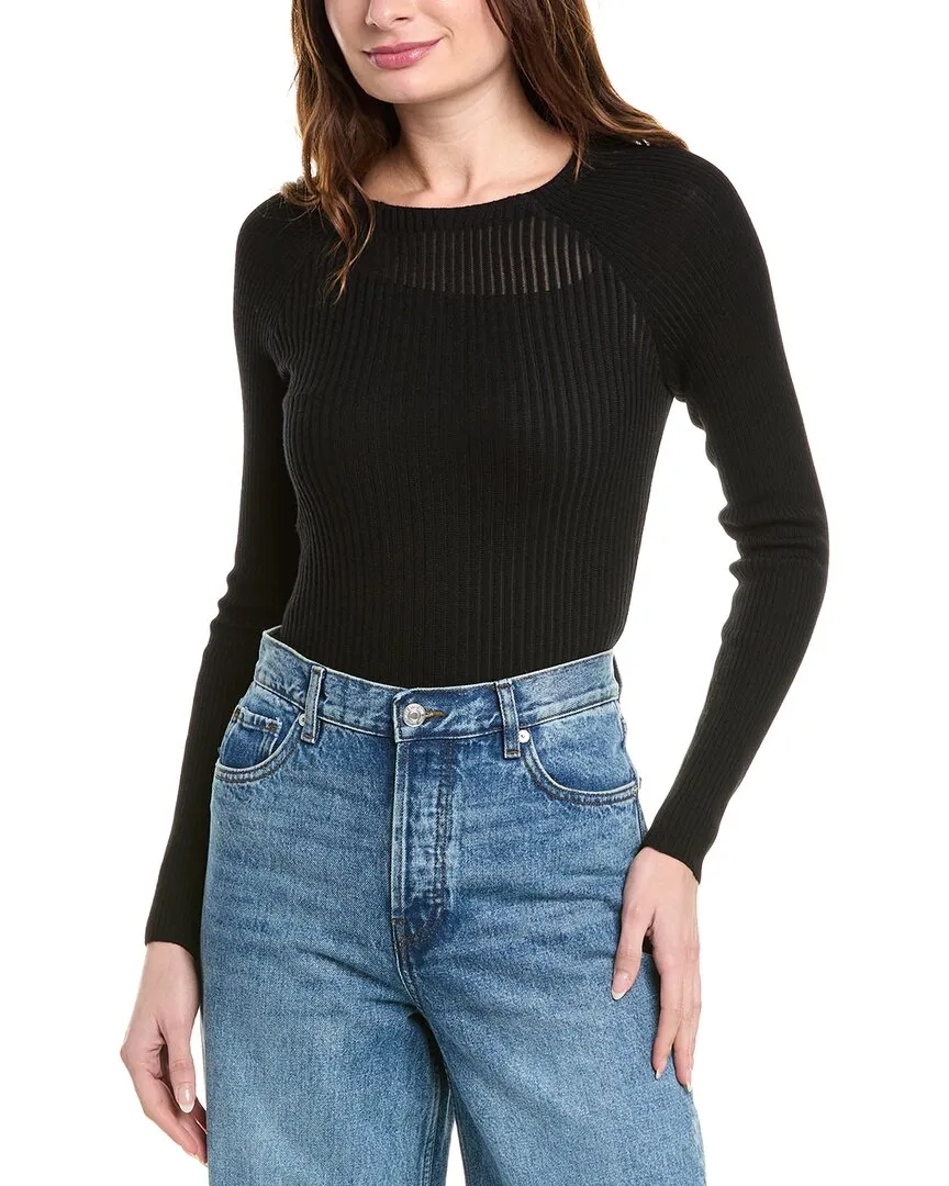 Pull en laine mélangée à rayures ombrées Dorit de rag & bone