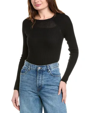 Pull en laine mélangée à rayures ombrées Dorit de rag & bone