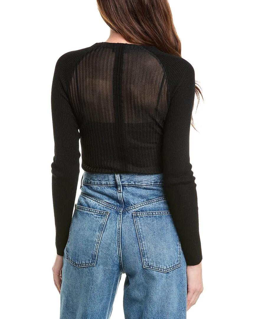 Pull en laine mélangée à rayures ombrées Dorit de rag & bone