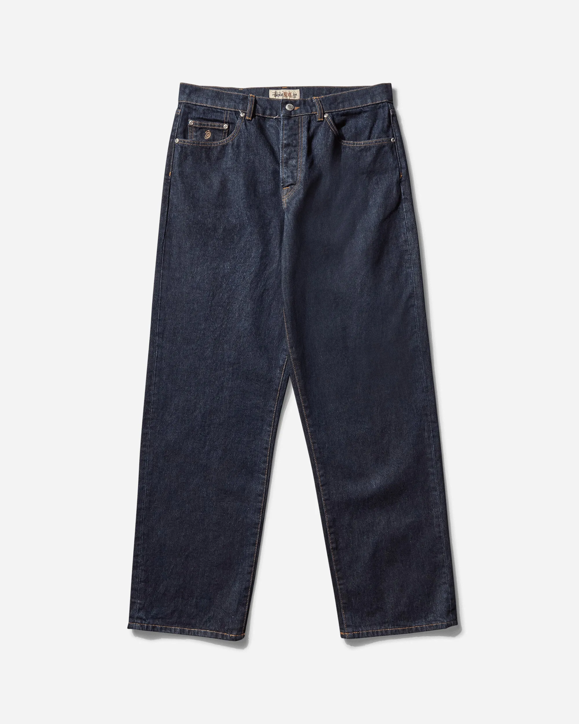 Men'S Big Ol' Jeans Blue Rinsed Indigo Classic Fabric