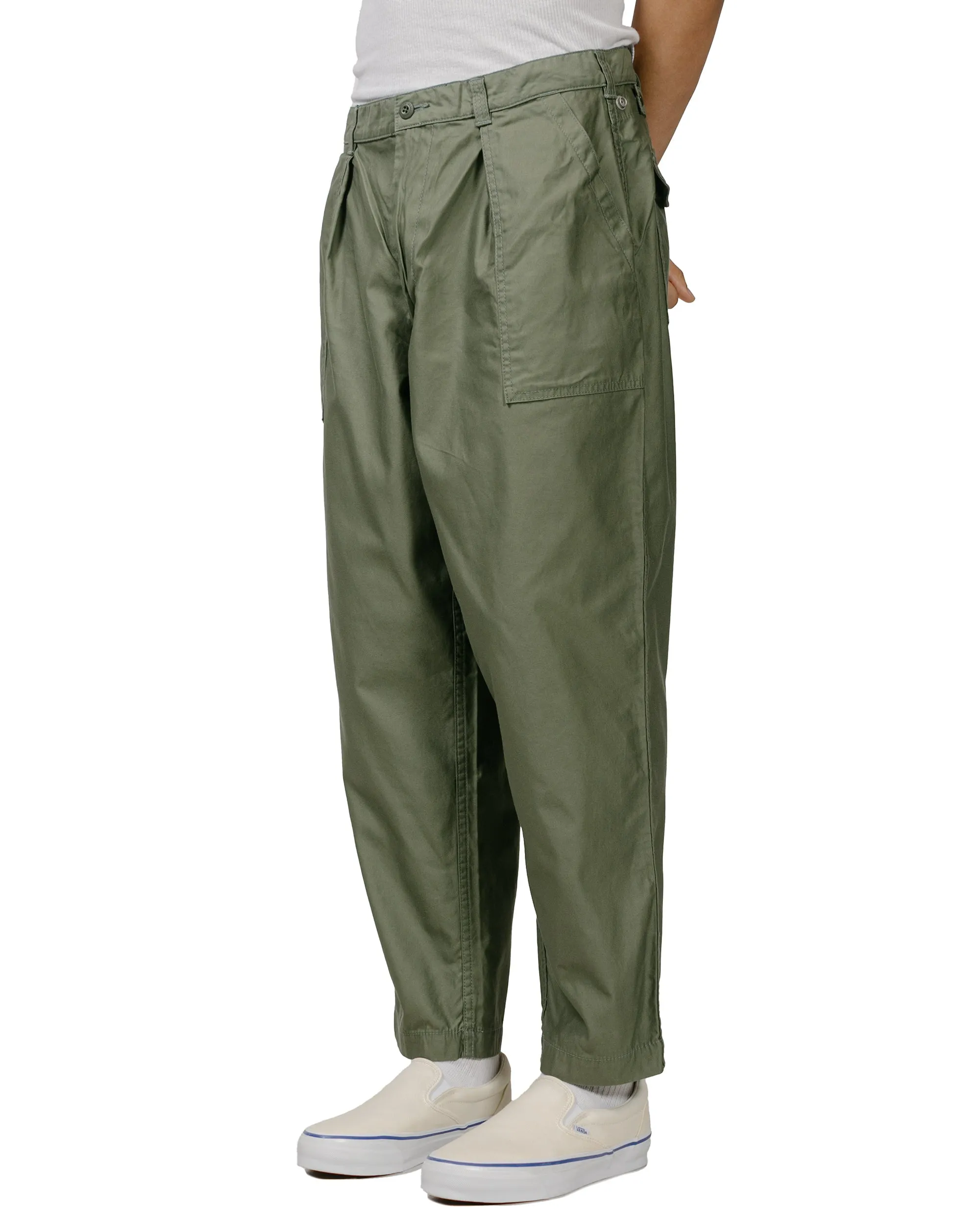 Perforated Design Beams Plus 1Pleat Baker 80/3 Back Satin Sage