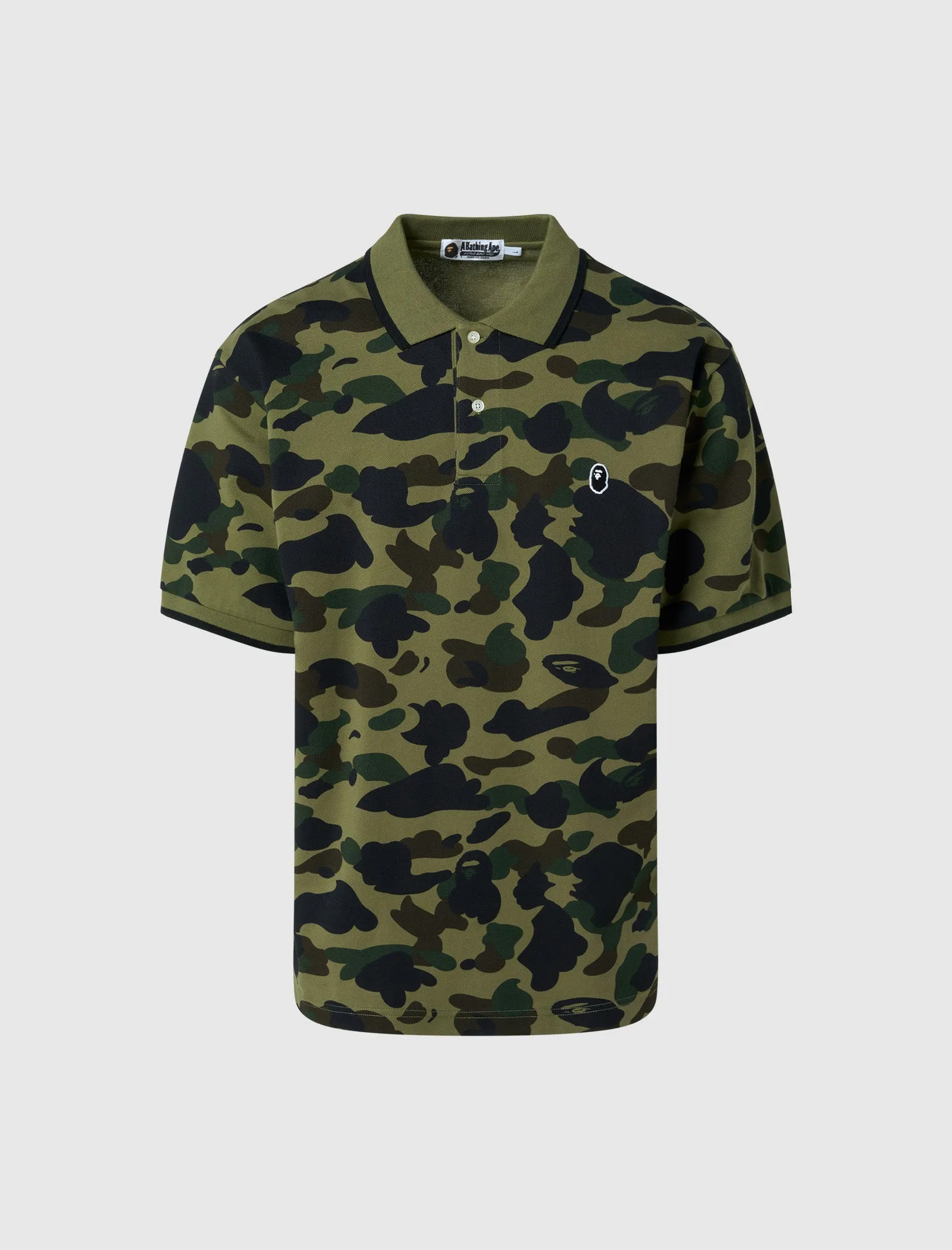 Camo One Point Polo Elasticized Side Gusset