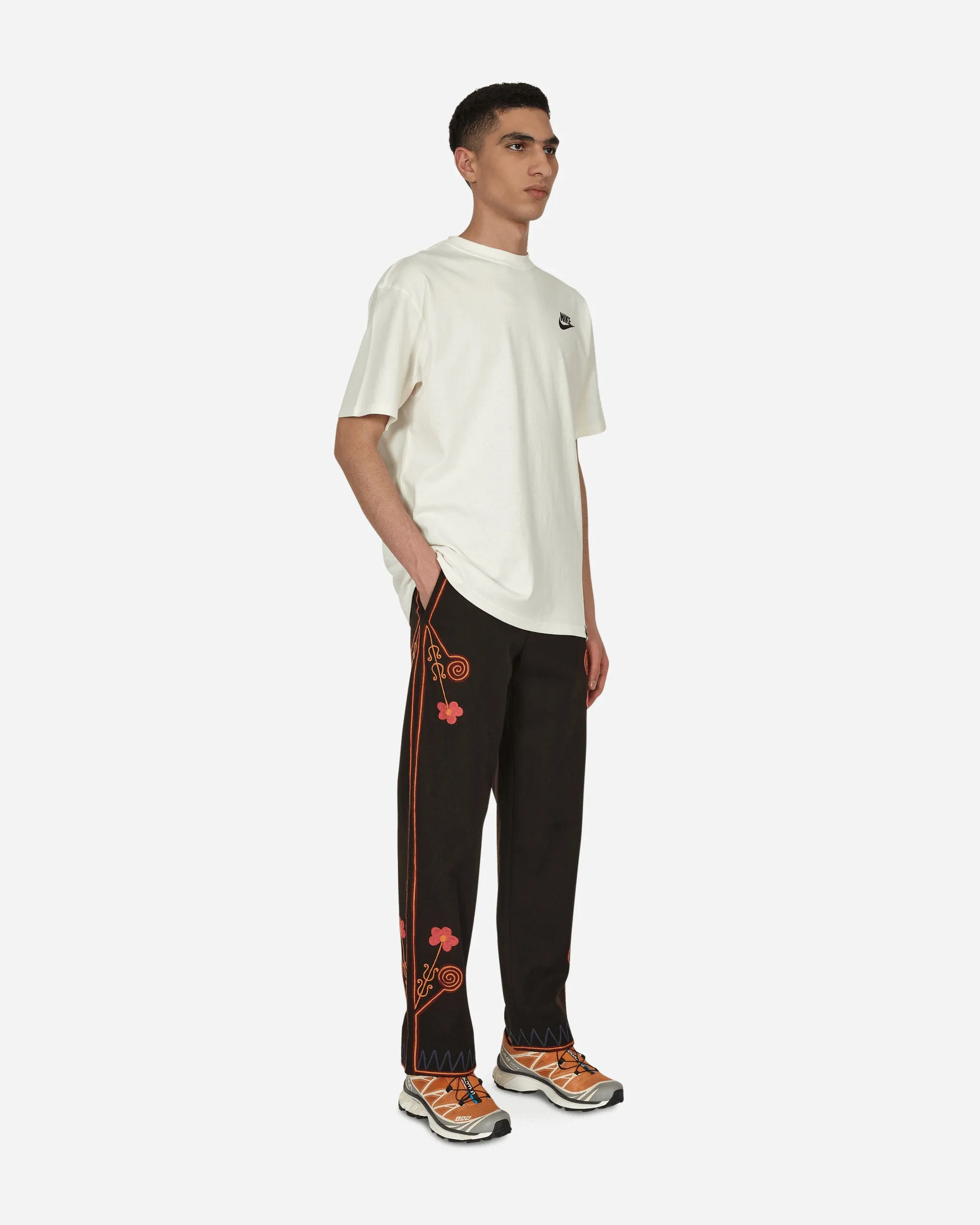 Rancher Embroidered Trousers Brown Magnetic Hooks