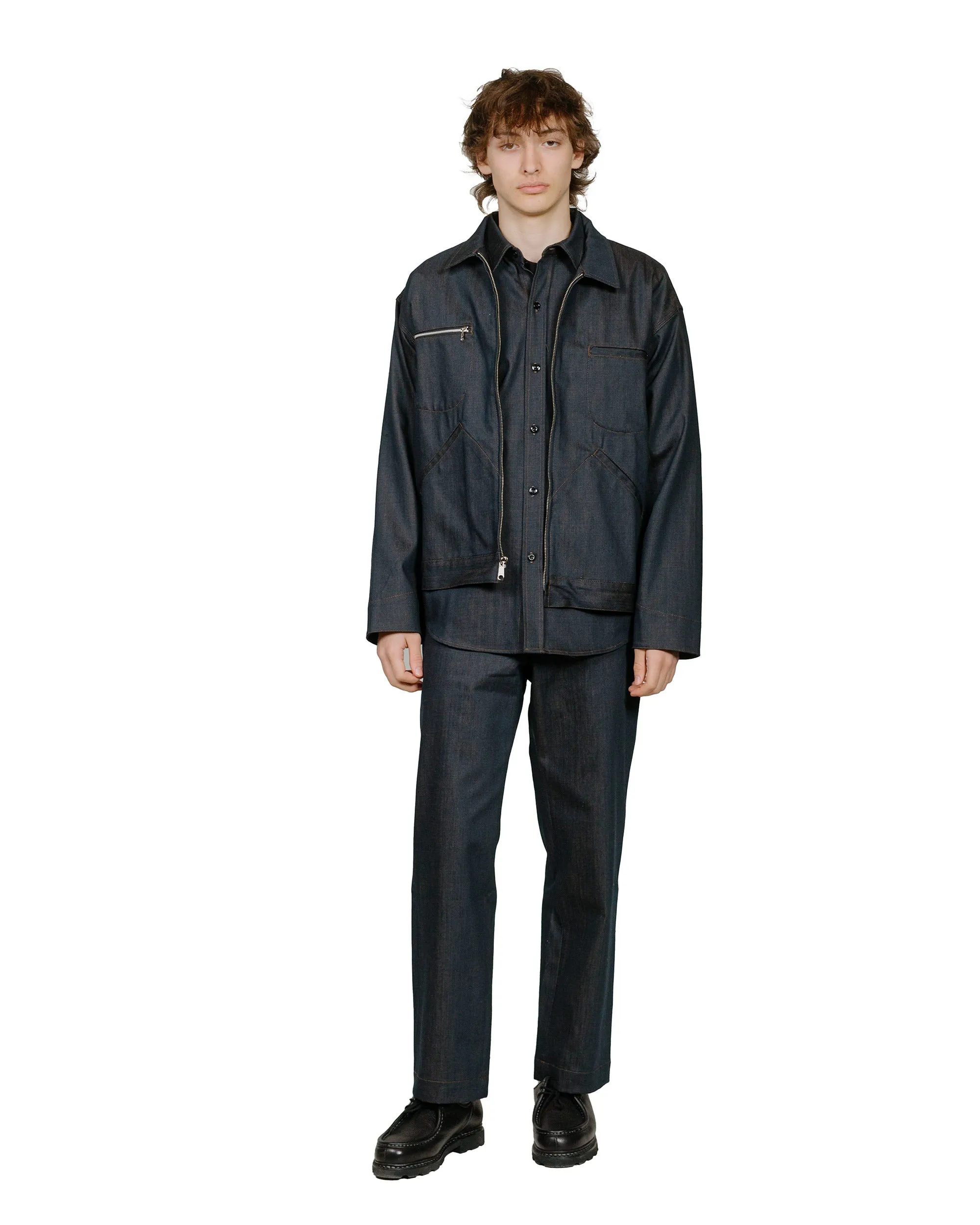 Comfortable Range Of Motion Randy'S Garments Gusseted Work Pants Candiani 10Oz Printed Denim