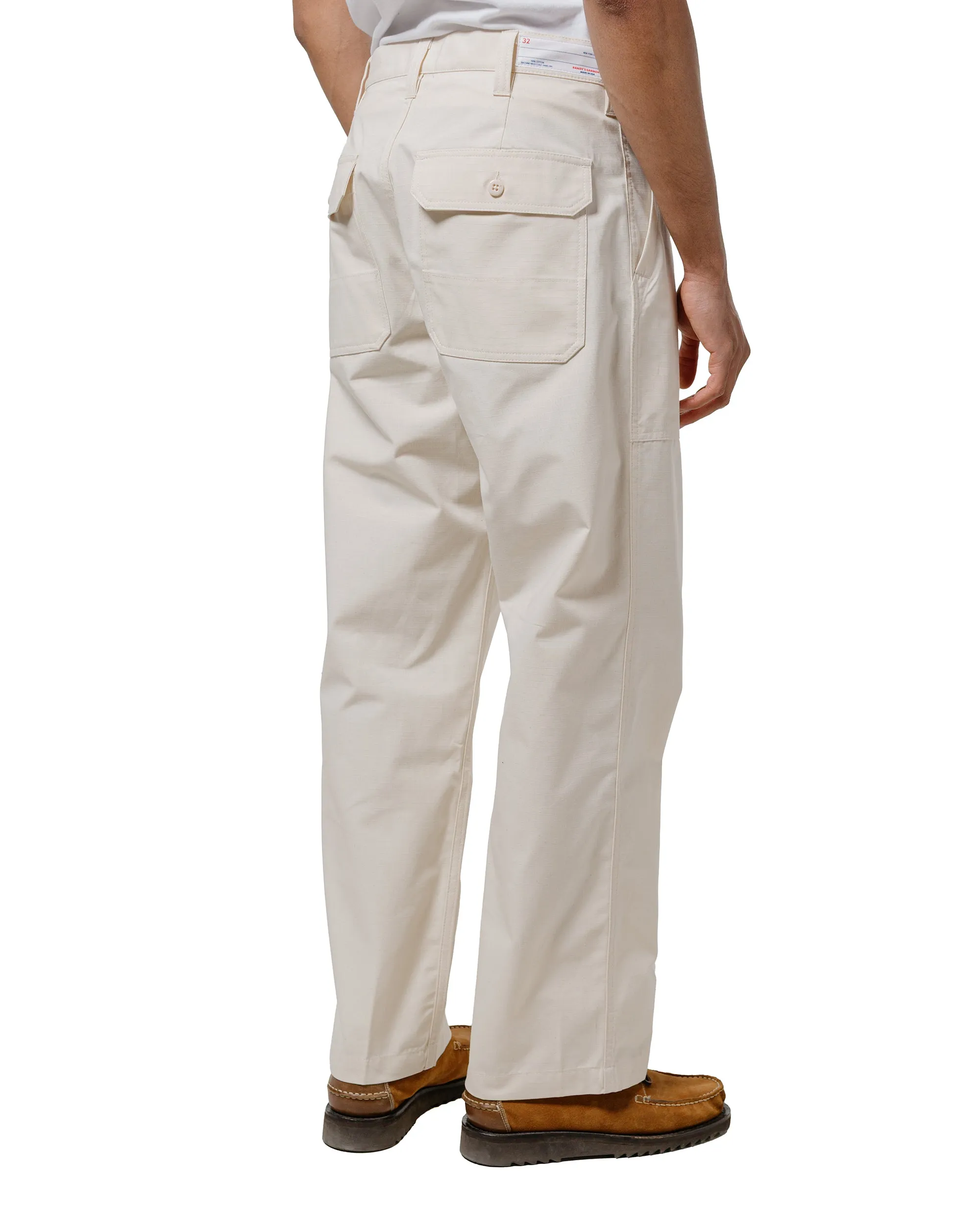 Randy'S Garments Utility Pant Cotton Ripstop Natural Meticulous Design Comfortable Arm