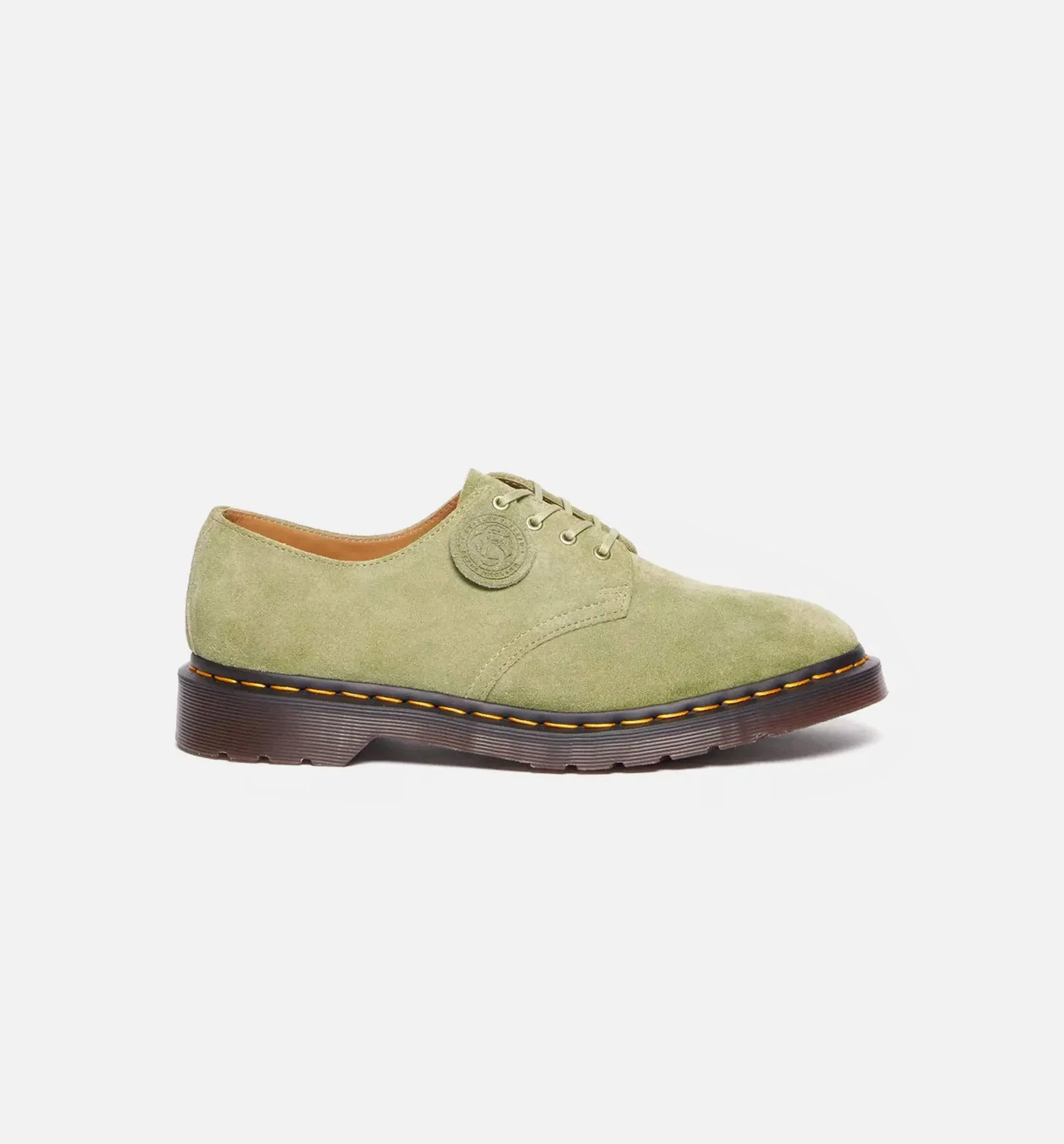 Impact Reduction Smiths Suede Mens Lifestyle Shoe - Olive
