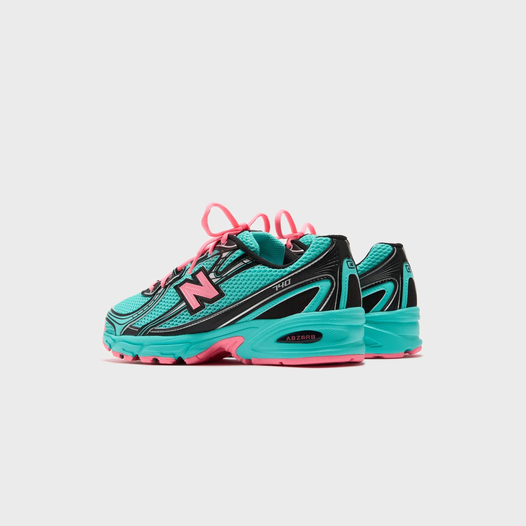 New Balance 740 - Cyber Jade / Black / Pink Confidence Starts Here Thanksgiving Day Sale
