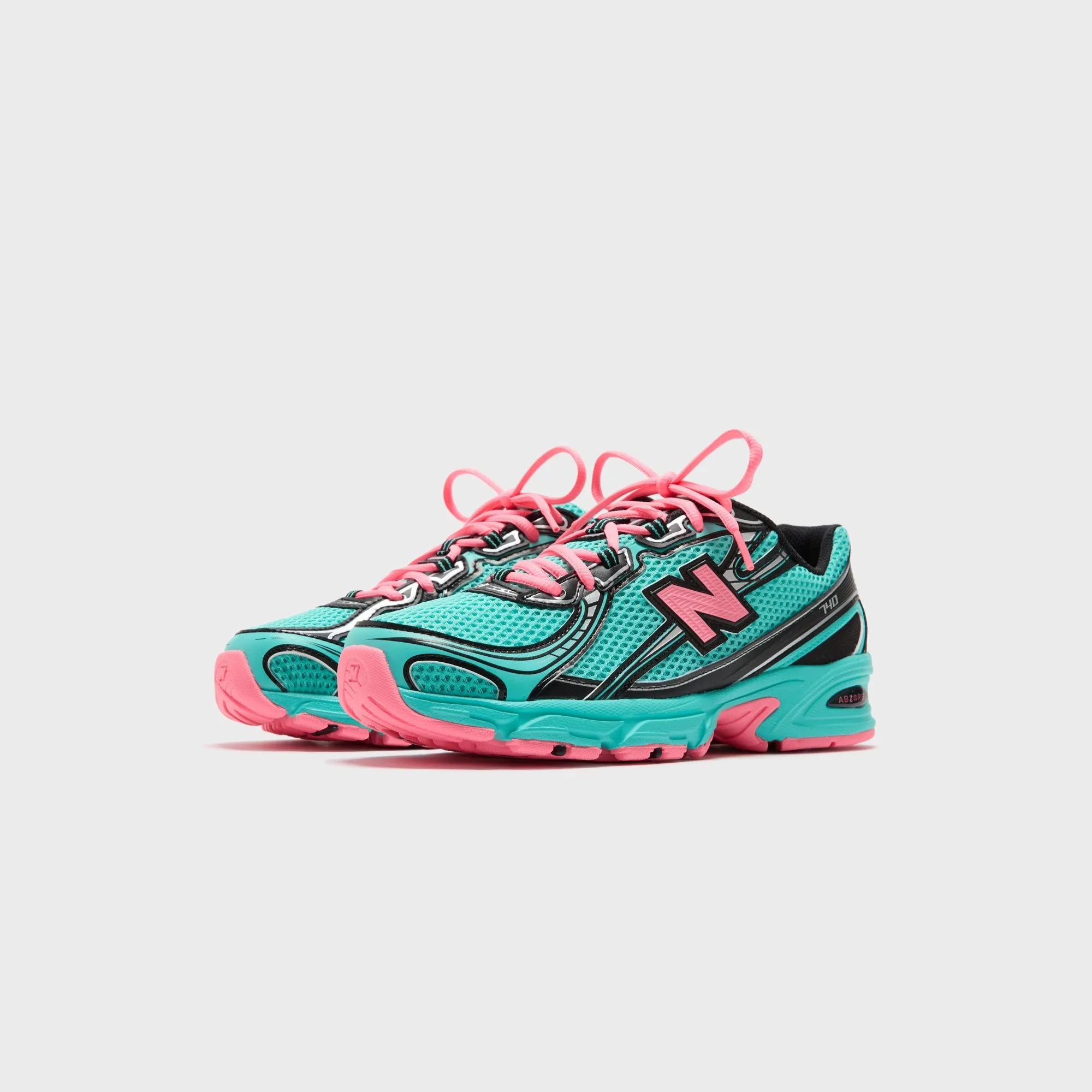 New Balance 740 - Cyber Jade / Black / Pink New Year's Eve Sale Confidence Starts Here