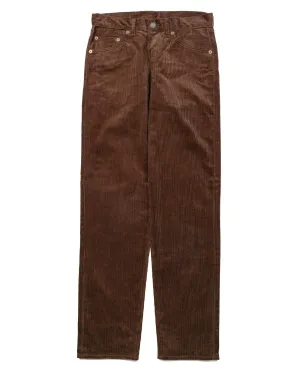 The Real Mccoy'S Mp22107 Corduroy Trousers Lot.906 Brown Hood With Knit Materials Contoured Sleeve