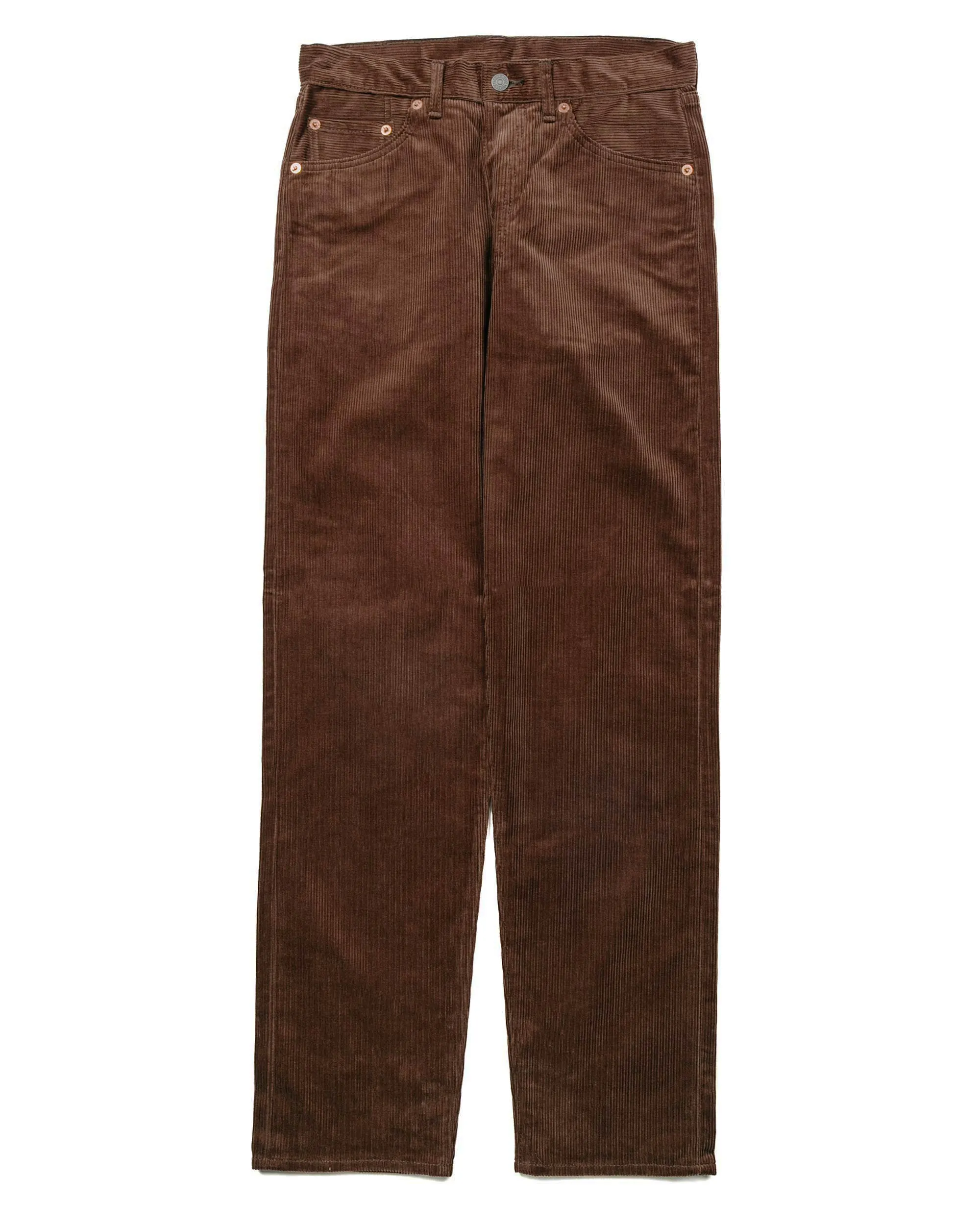 The Real Mccoy'S Mp22107 Corduroy Trousers Lot.906 Brown Hood With Knit Materials Contoured Sleeve