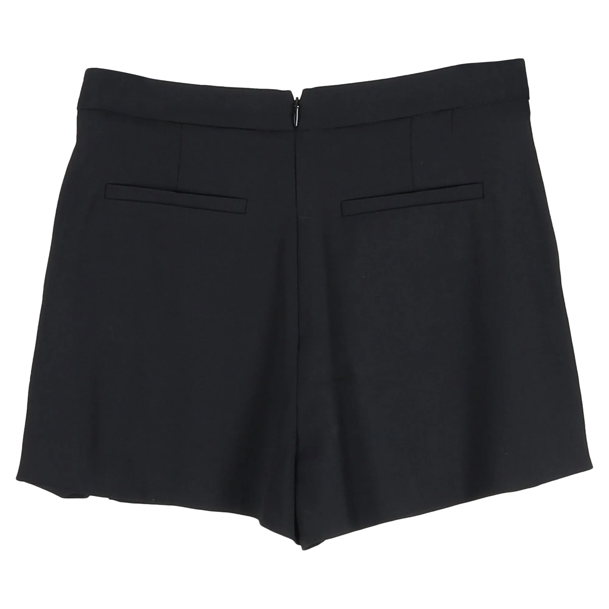 RED Valentino Jupe-Short Mini Brodée en Viscose Noire