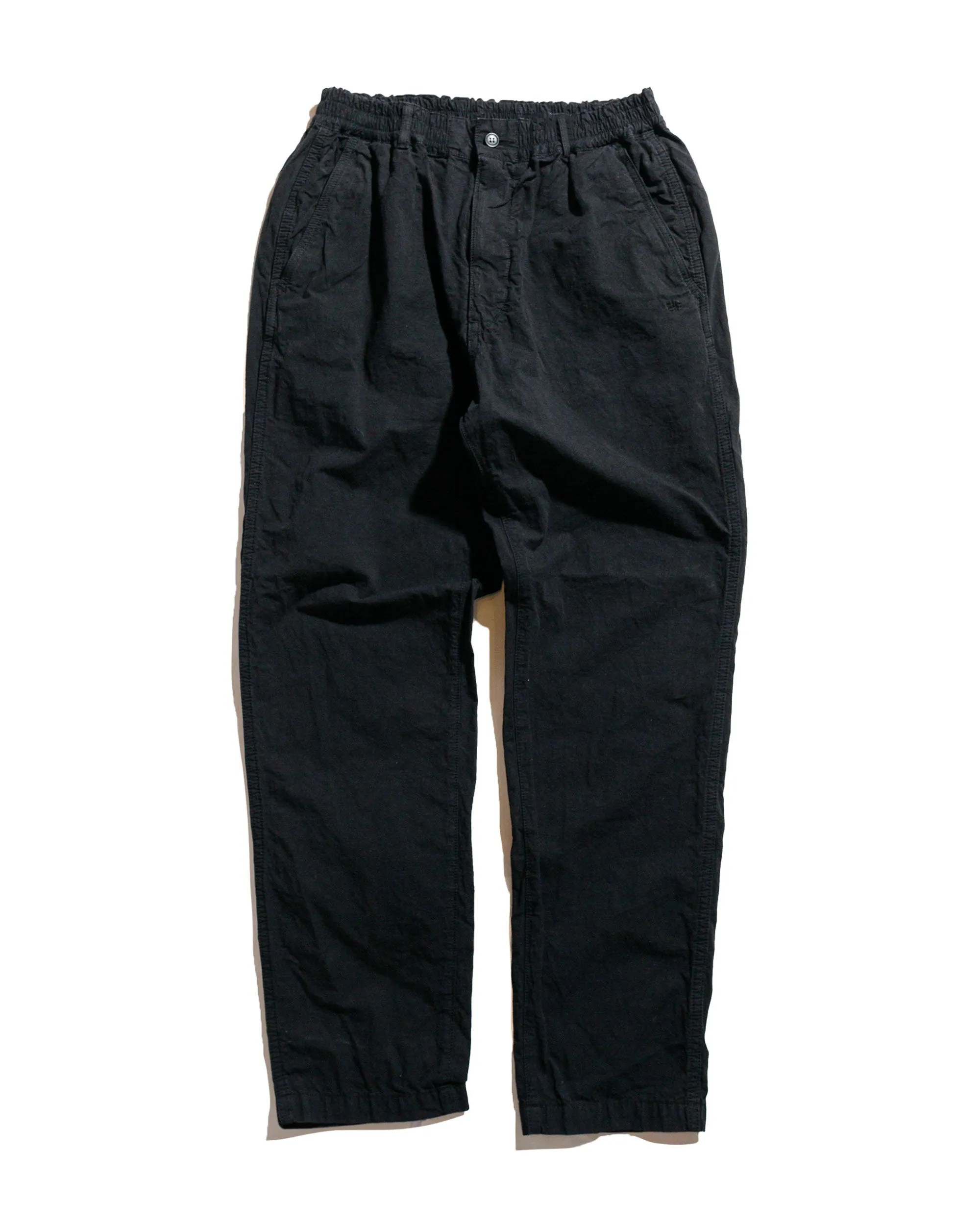 Sage De Cret High Density Cotton/Hemp Tapered Pants Black Cord Padding Density