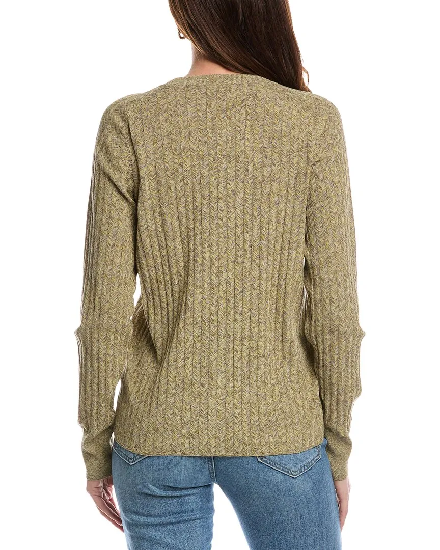 RE/DONE Cardigan à côtes chevron
