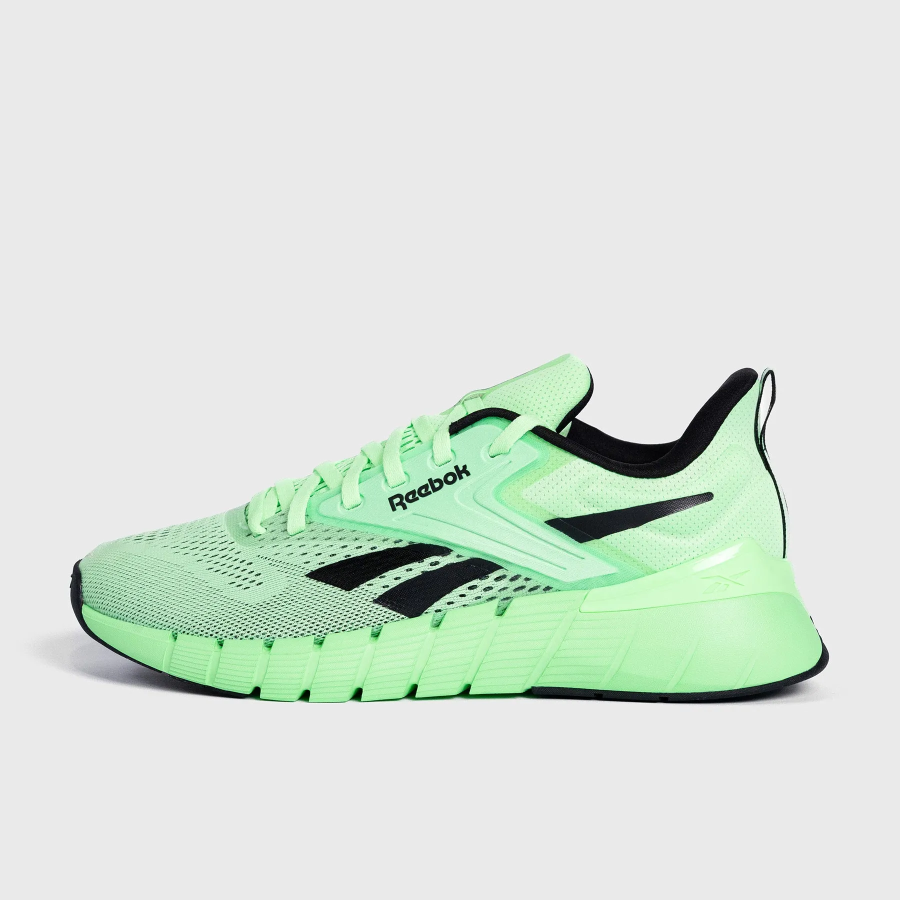 Comfort Aesthetics Synthetic Flexibility Factor Reebok - Nano Gym - Men'S - Black/Green Glow