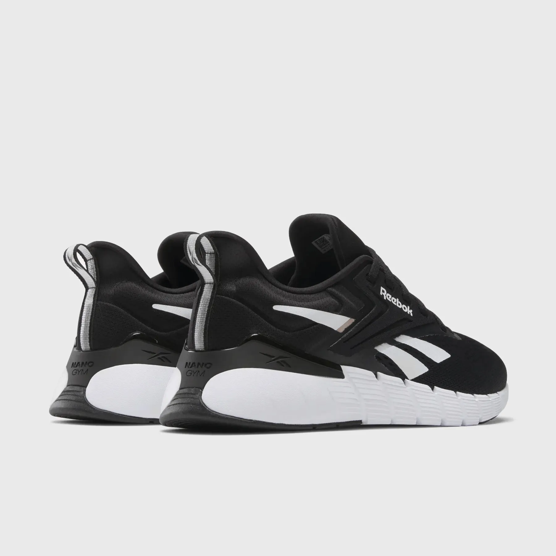 PerforatedLeather Comfort Practicality Reebok - Nano Gym - Men'S - Black/White