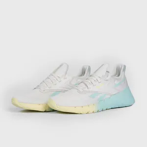 Reebok - Nano Gym - Women'S - Chalk/Yellow Haze/Glitch Aqua Comfortable PVC-O Durable Upper Construction