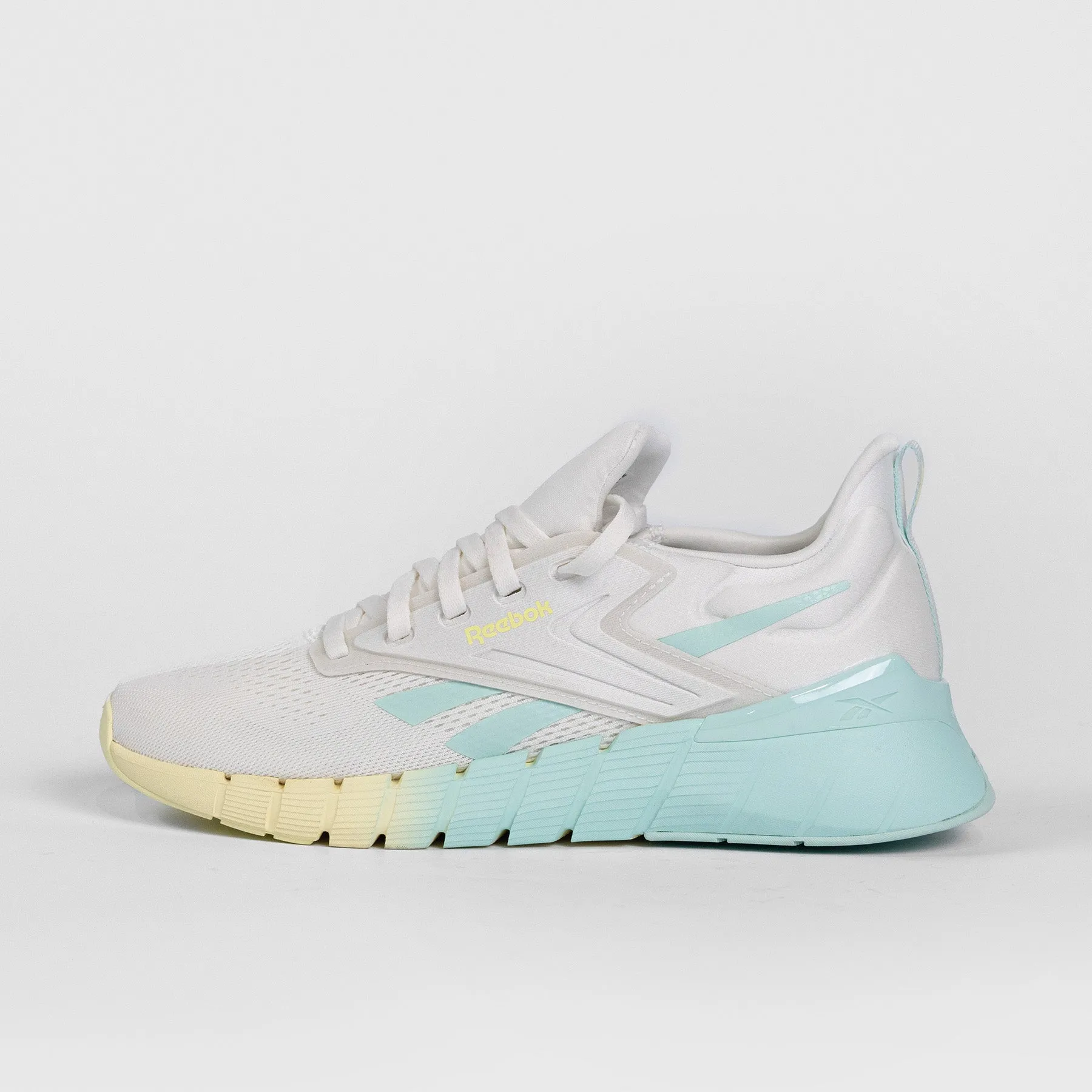 Reebok - Nano Gym - Women'S - Chalk/Yellow Haze/Glitch Aqua Comfort Supportiveness