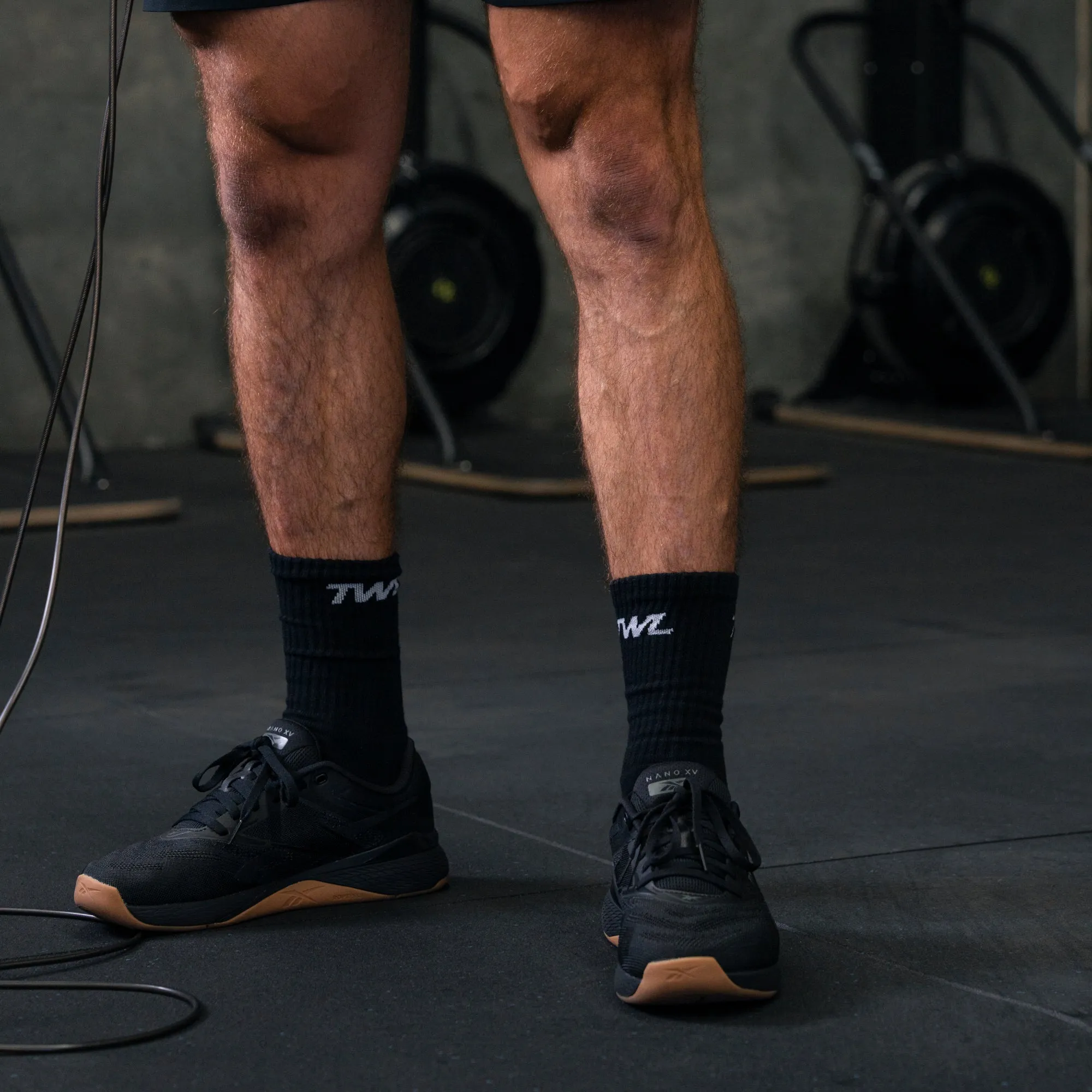 Comfort Contrasting Reebok - Nano X5 - Black/Grey/Gum