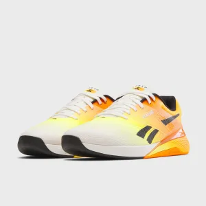 Anti Friction Toe Durable Mesh Mesh Mesh Reebok - Nano X5 - Chalk/Black/Electric Amber